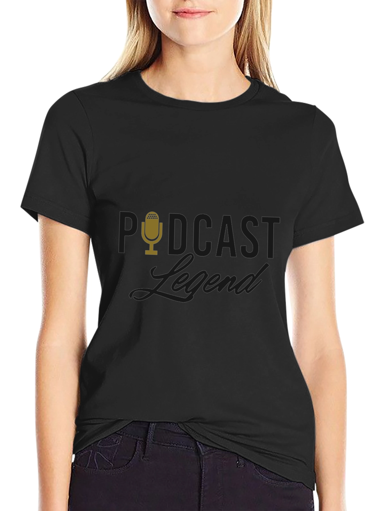 Podcast Legend Black T-Shirt - 2