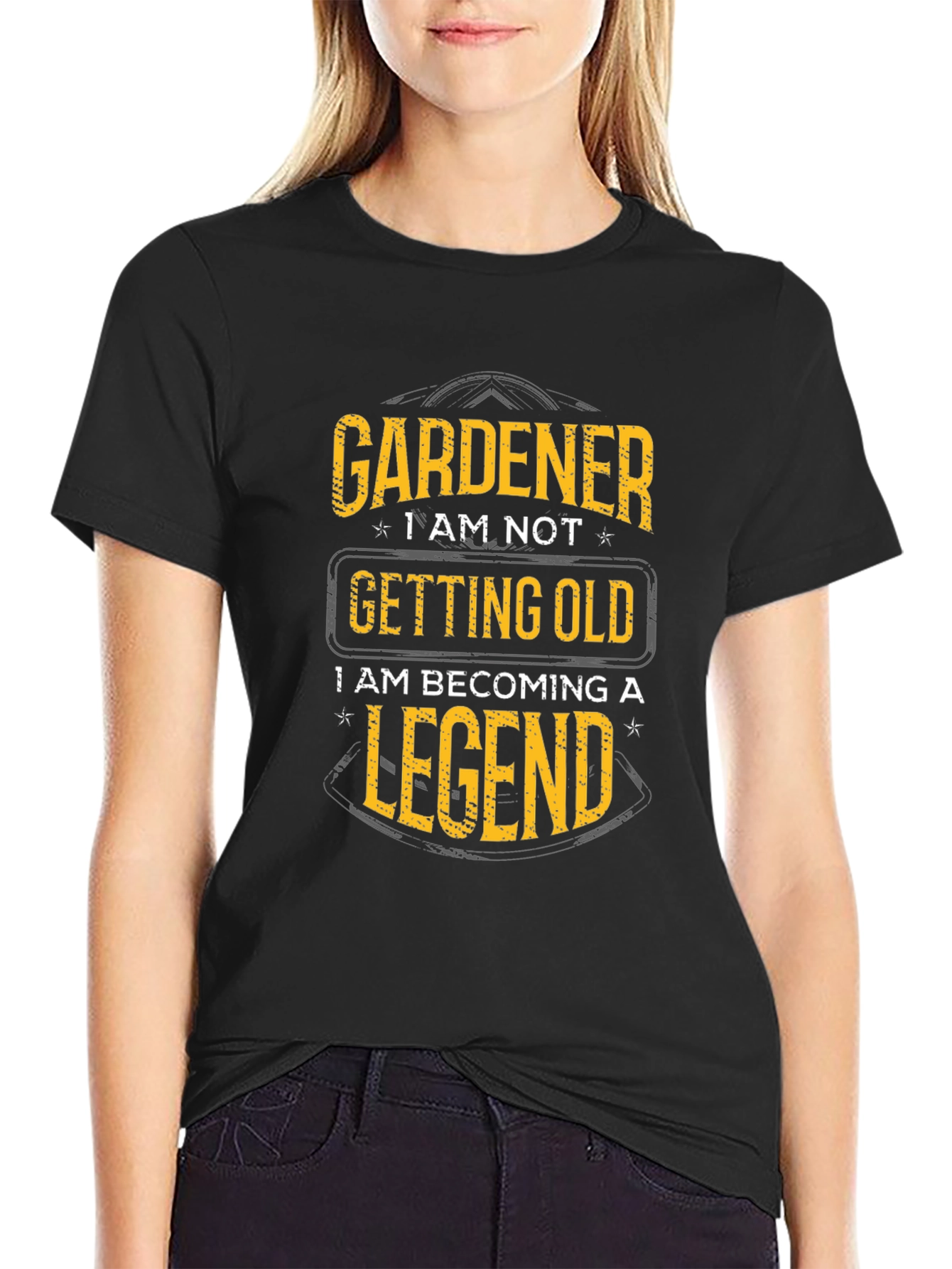Black Gardener Legend Black T-Shirt view 2