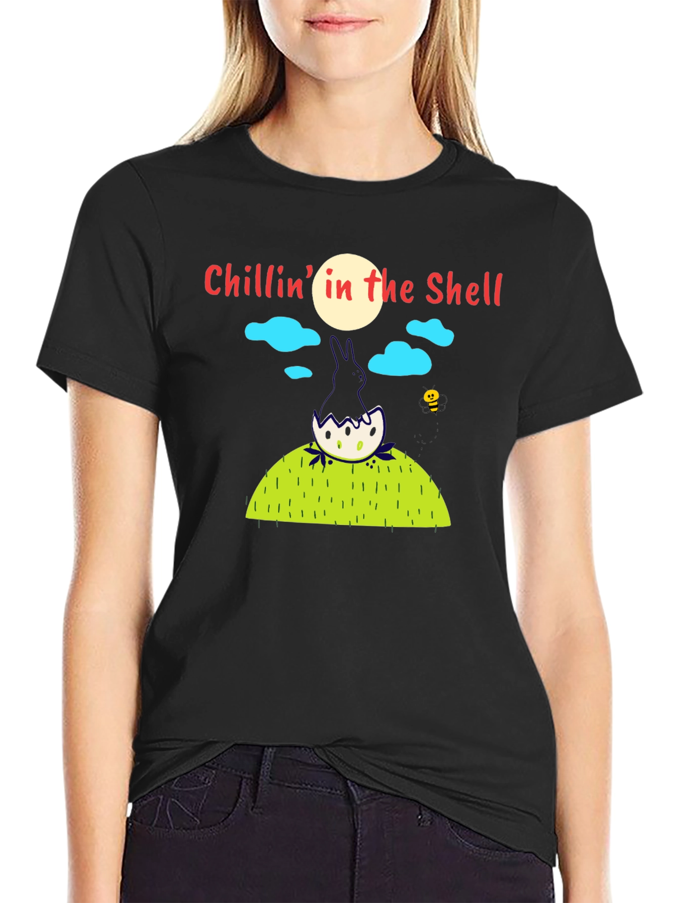 Black Chillin' in the Shell Graphic Tee view 2