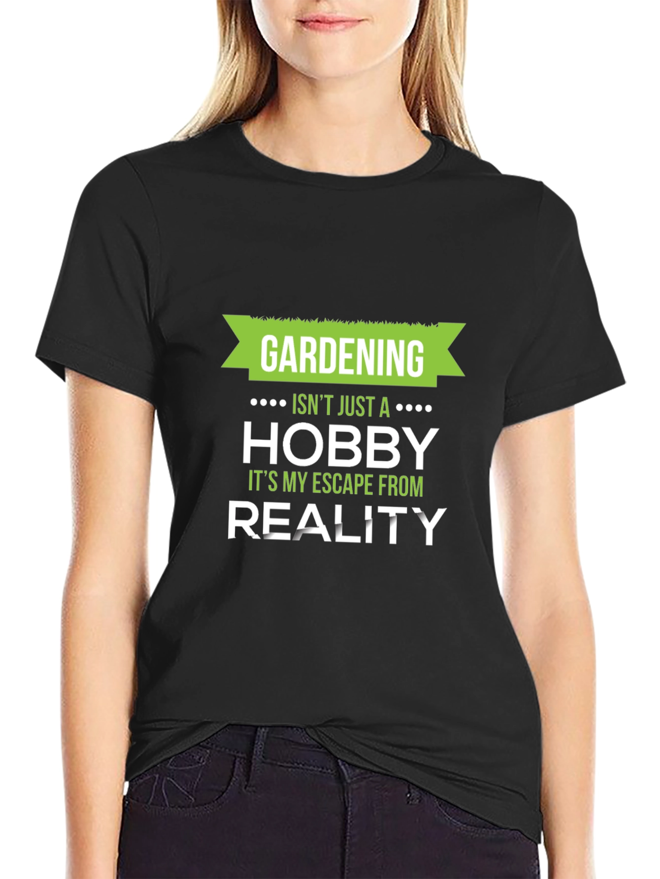 Black Gardening Escape T-Shirt - Hobbyist Apparel view 2
