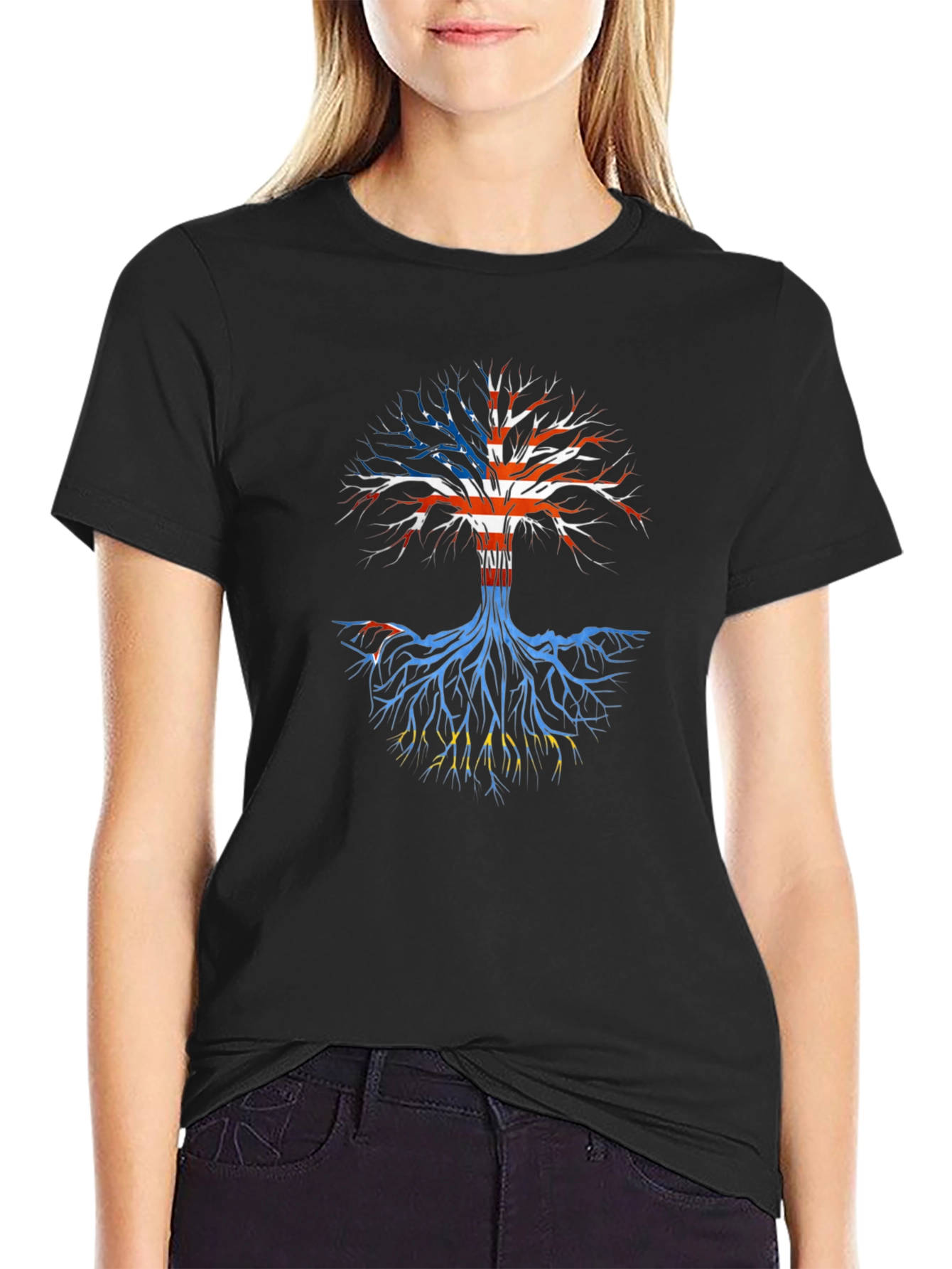 Flag Roots Graphic Tee - Tree of Life - 2