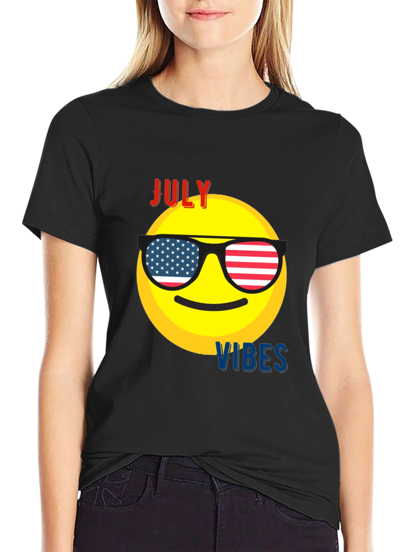 Black July Vibes Graphic Tee view 2