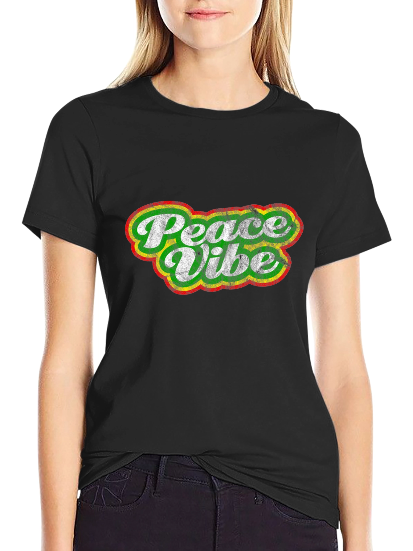 Peace Vibe Rasta T-Shirt - 2