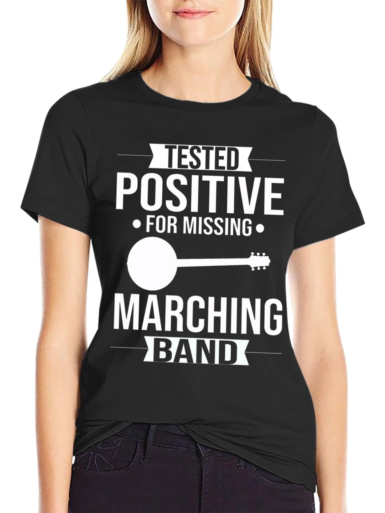 Black Missing Marching Band T-Shirt view 2
