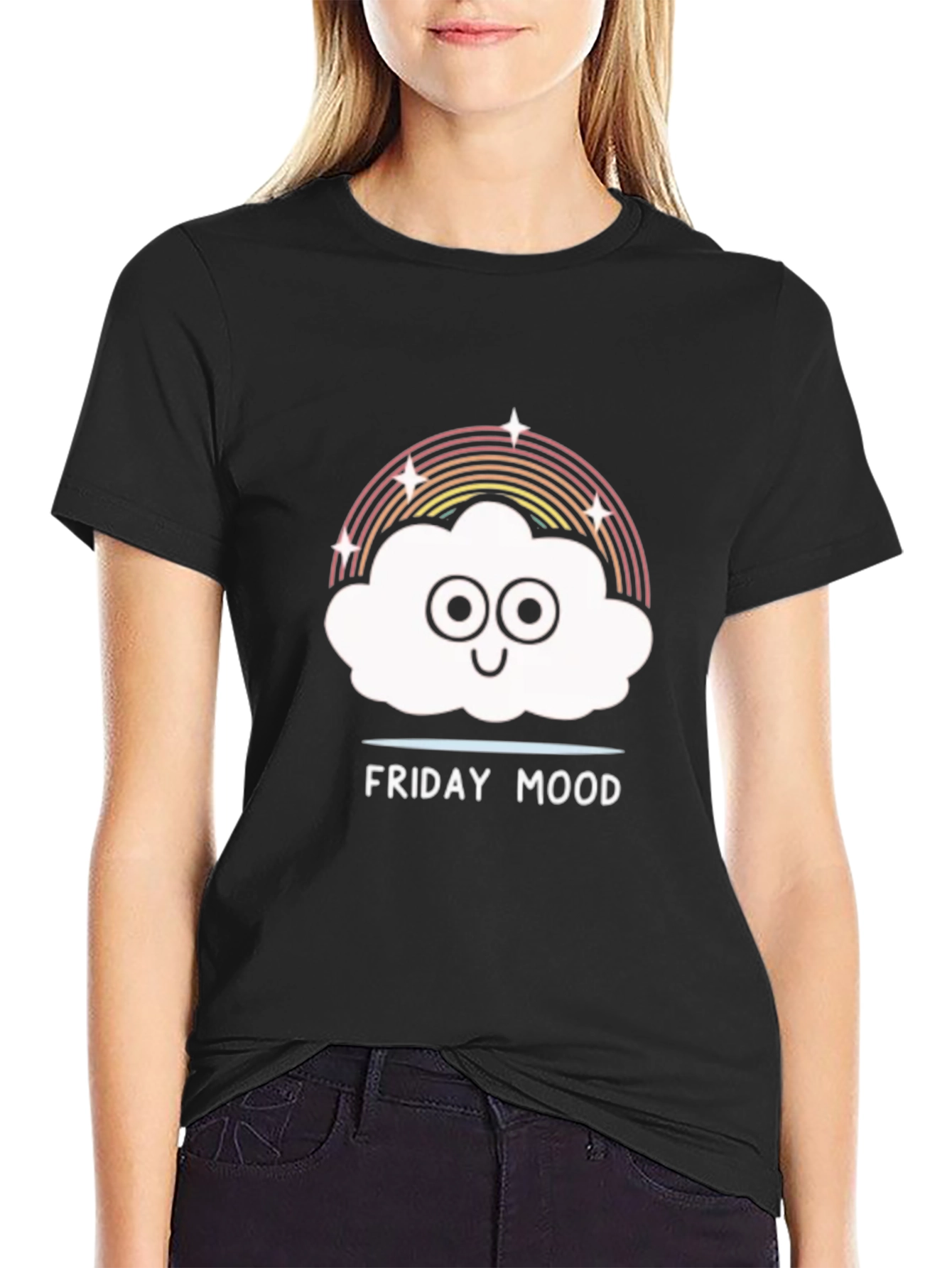 Black Friday Mood Graphic T-Shirt view 2