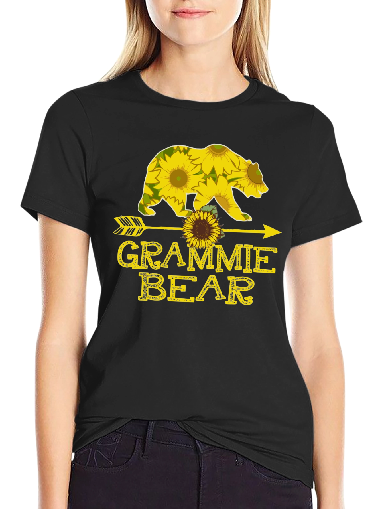 Grammie Bear Sunflower T-Shirt - 2