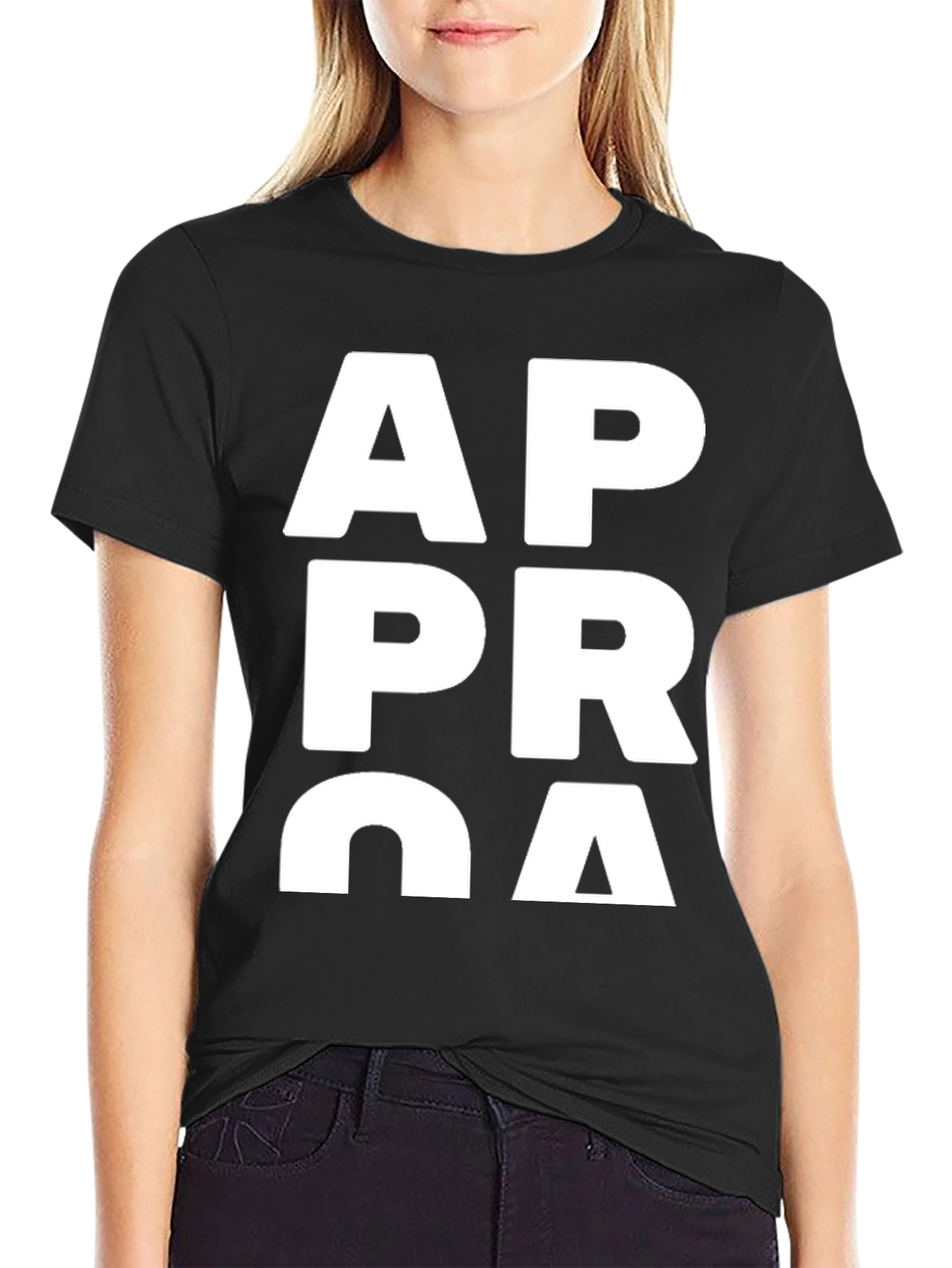Black Approca T-Shirt - Stylish Comfort view 2
