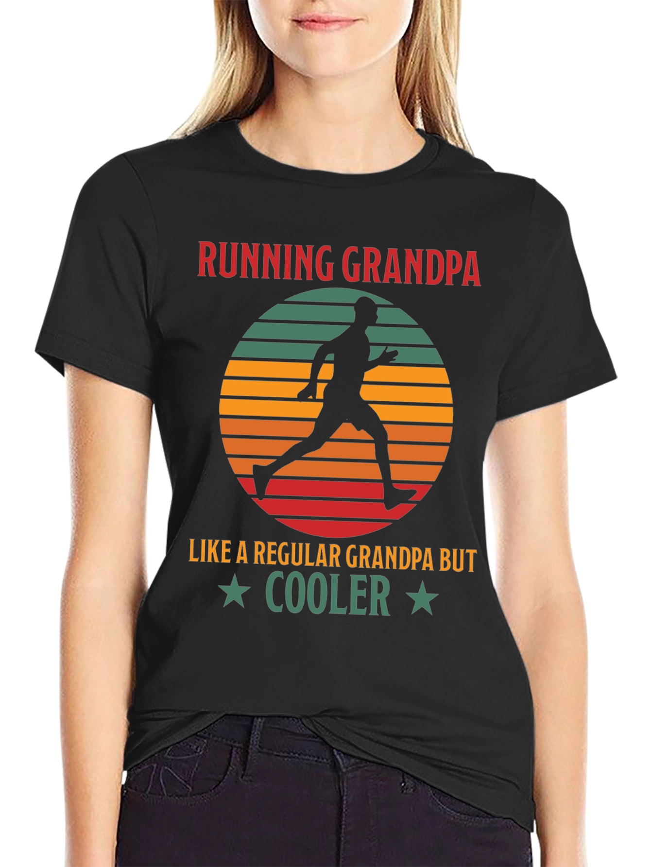 Running Grandpa T-Shirt - Cool Grandpa Gift - 2