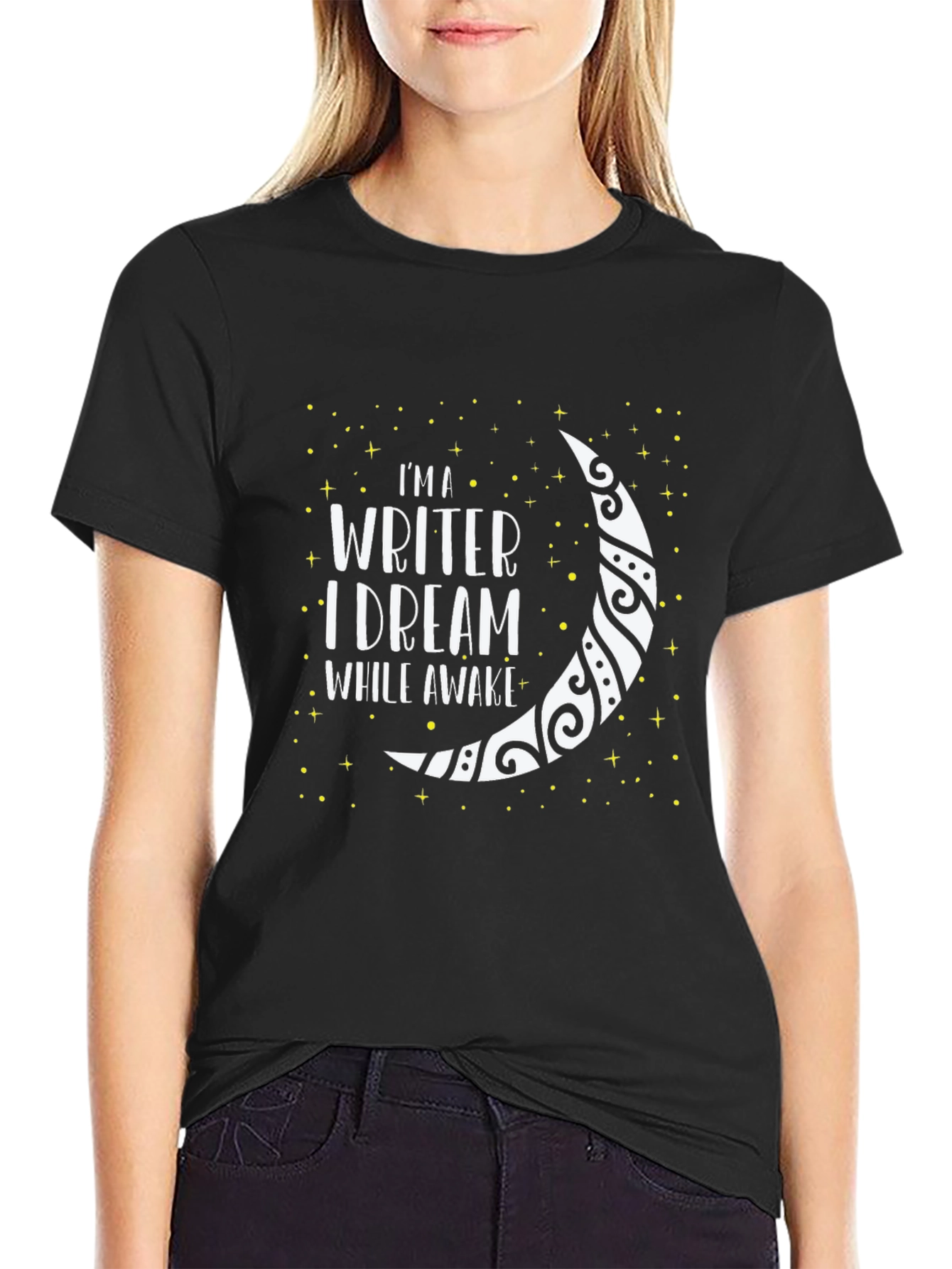 Writer Dreamer Graphic Tee - Black - 2
