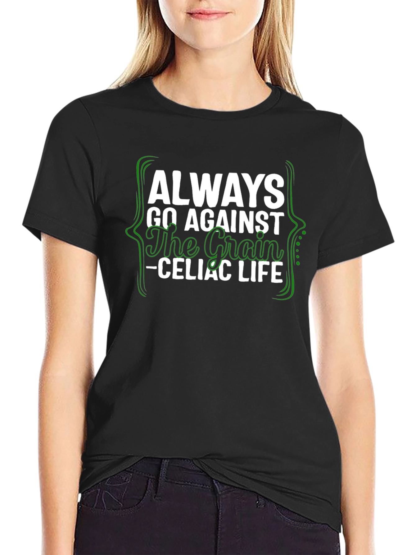 Always Go Against the Grain Celiac Life Tee - 2