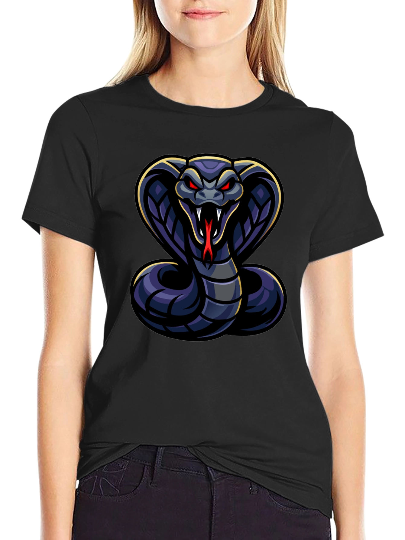 Cobra Graphic T-Shirt - Men's Black Tee - 2