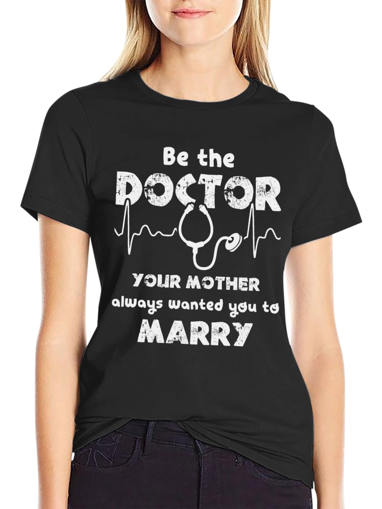 Black Doctor T-Shirt Funny Gift view 2