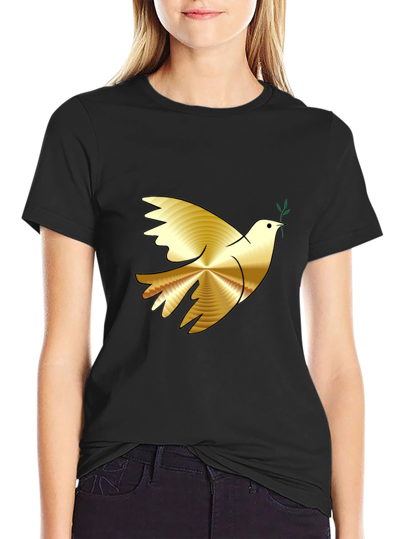 Black Dove Graphic Tee - Black view 2