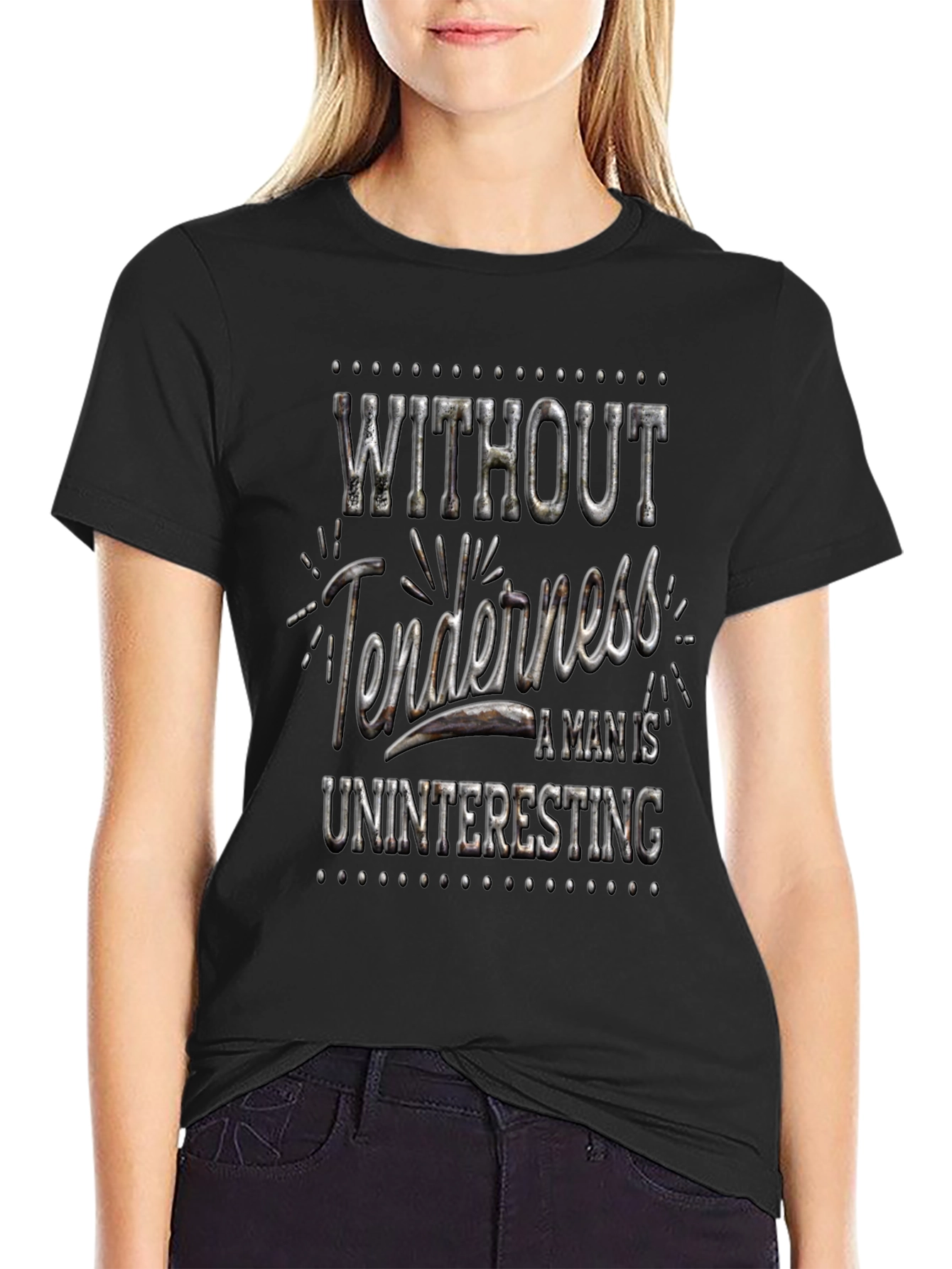 Black Without Tenderness T-Shirt view 2