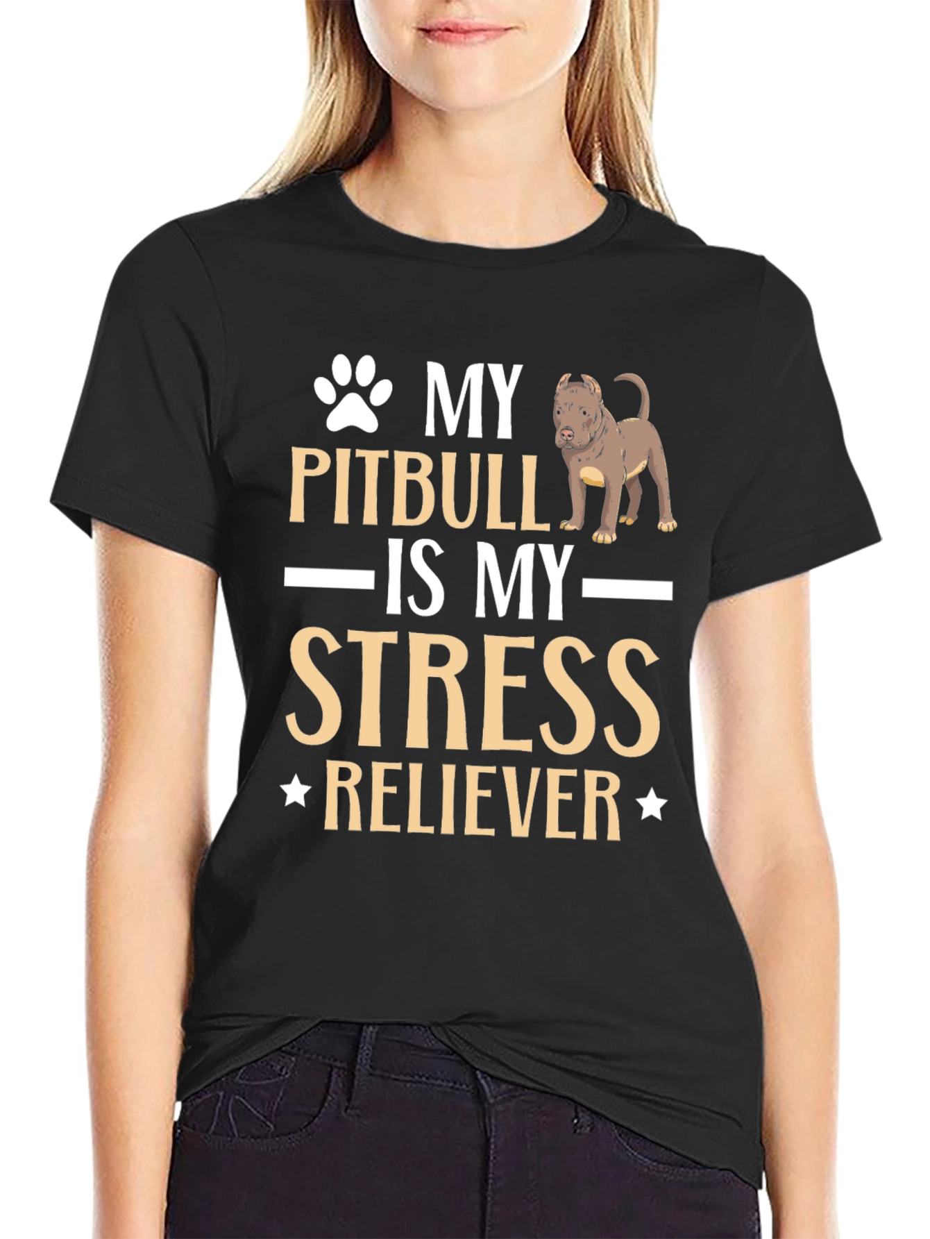 Pitbull Stress Reliever T-Shirt - 2