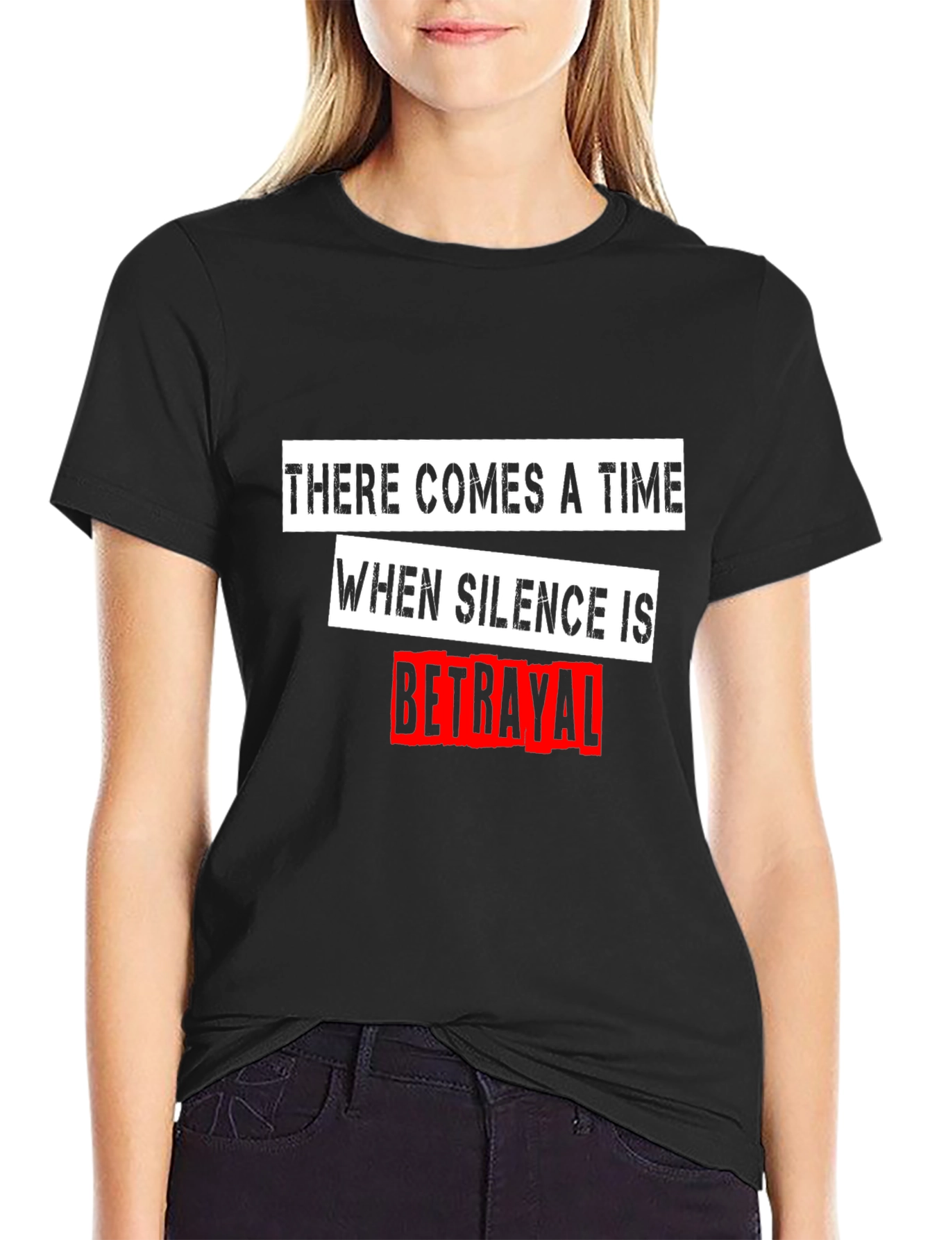 Black Silence is Betrayal Graphic Tee - Menswear view 2