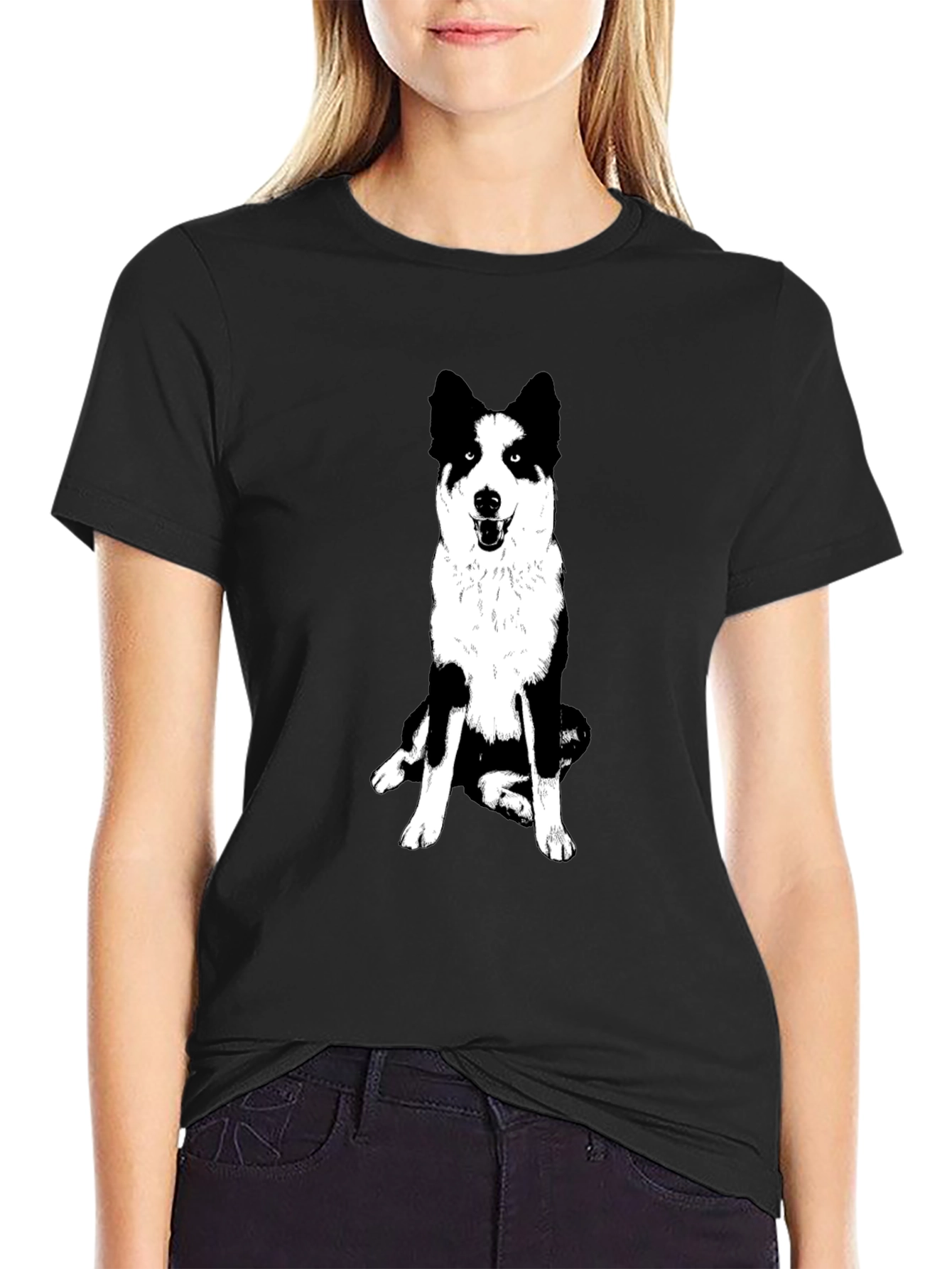 Black Dog Graphic Tee - Black T-Shirt view 2