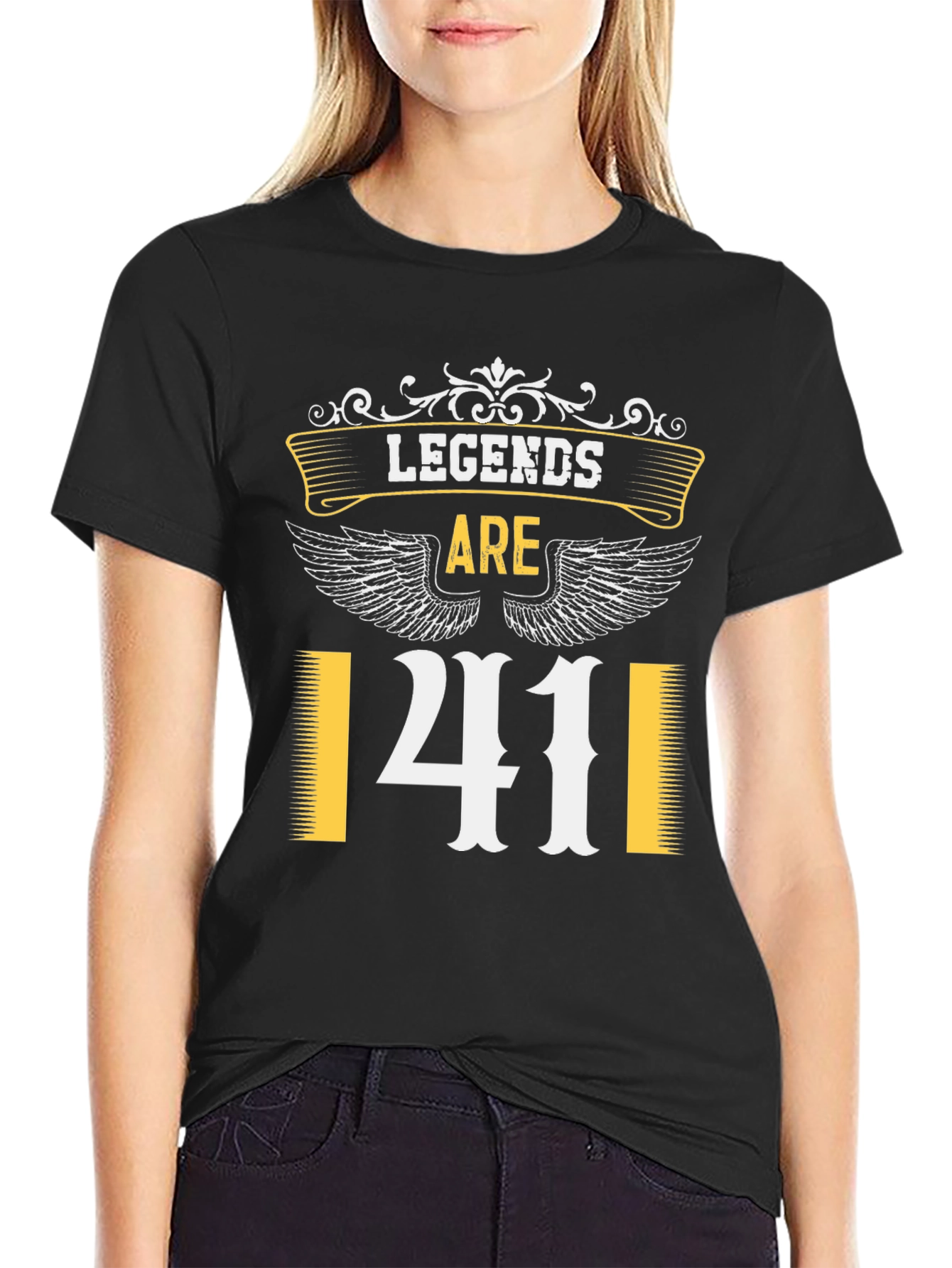 Black Legends Are 41 T-Shirt view 2