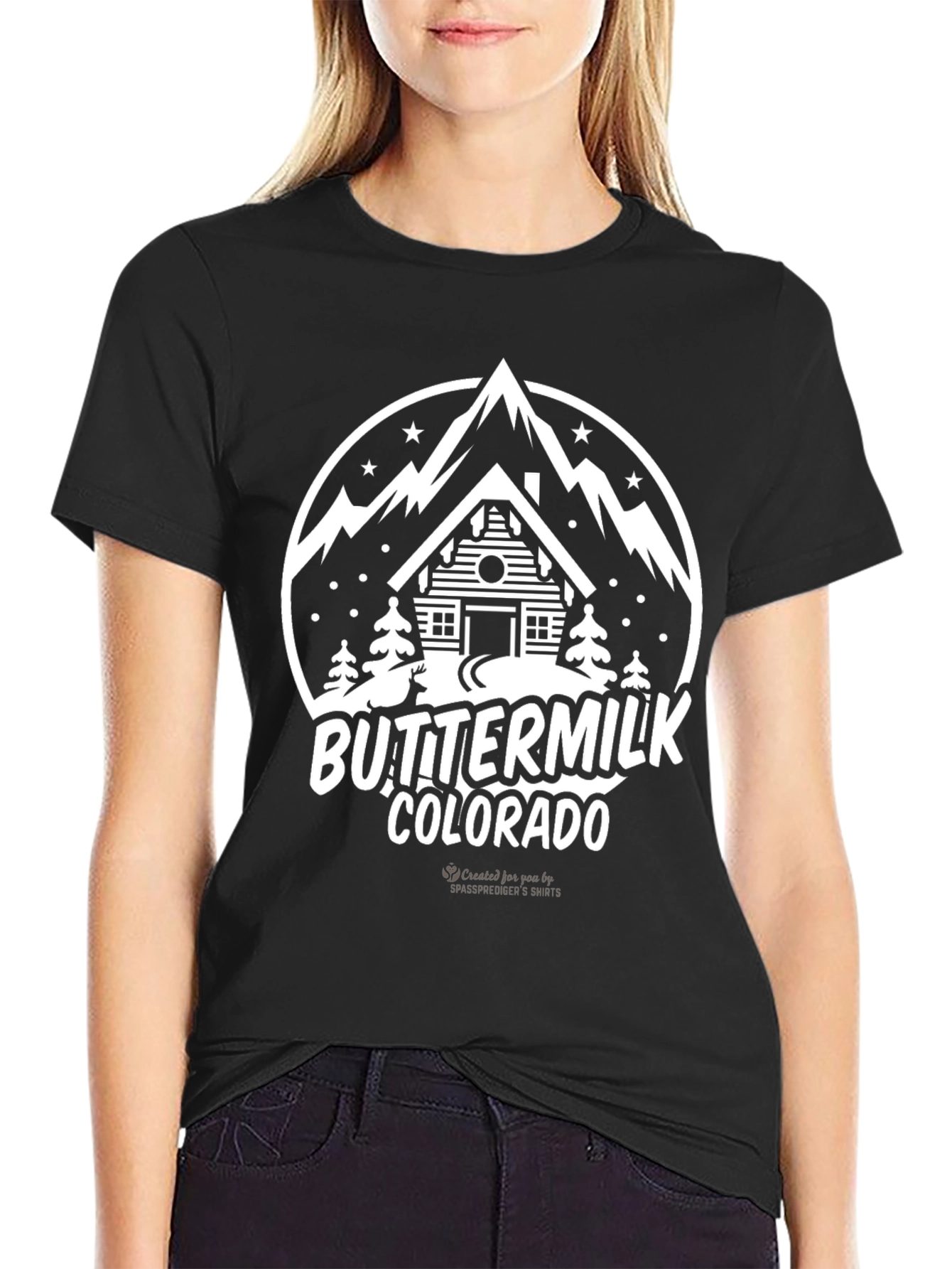 Black Buttermilk Colorado Graphic Tee view 2