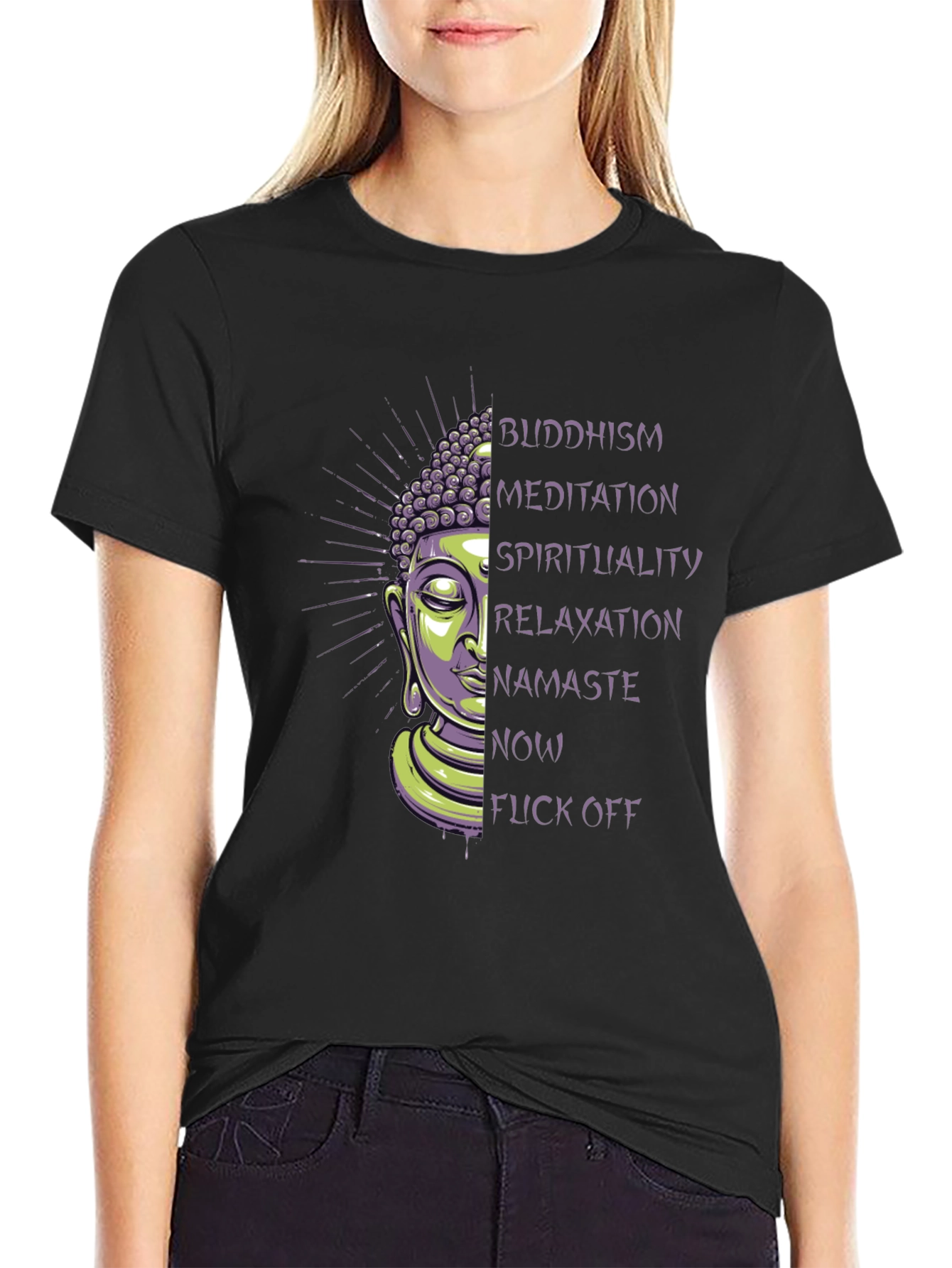 Buddha Meditation T-Shirt - Spiritual Zen Tee - 2