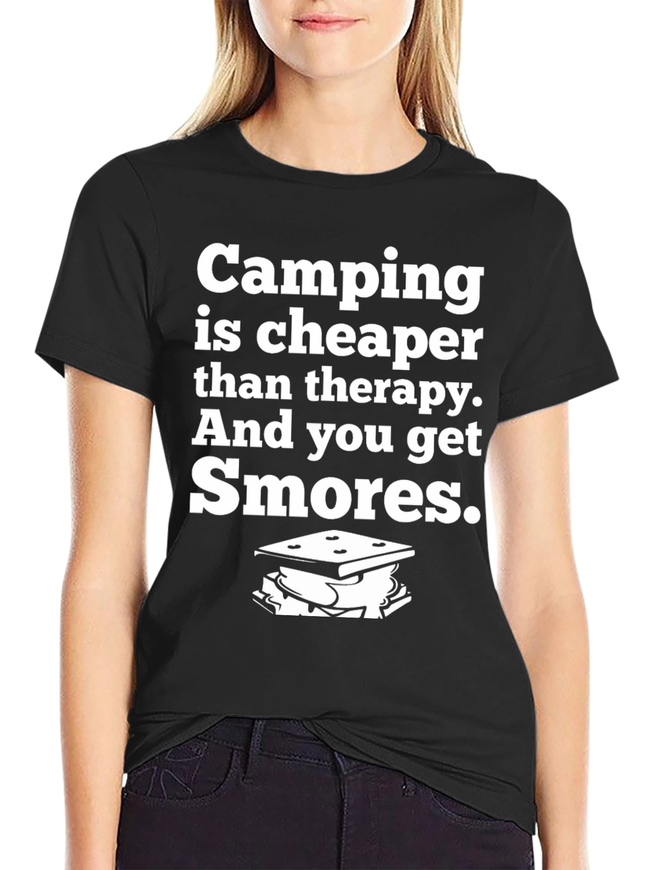 Camping is Cheaper Smores T-Shirt - 2