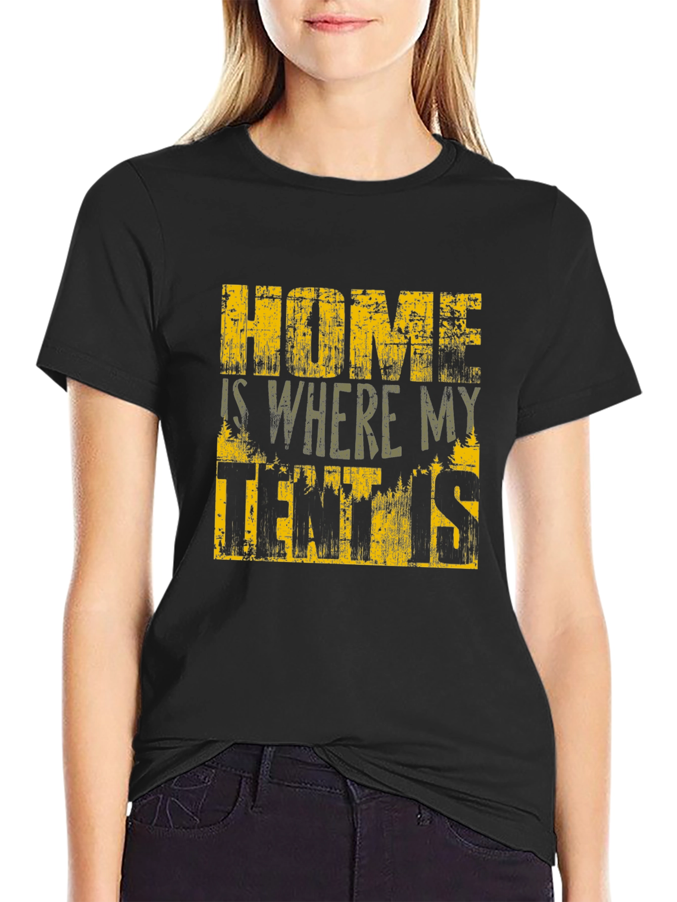 Home is Where My Tent Is T-Shirt - Camping Adventure Tee - 2