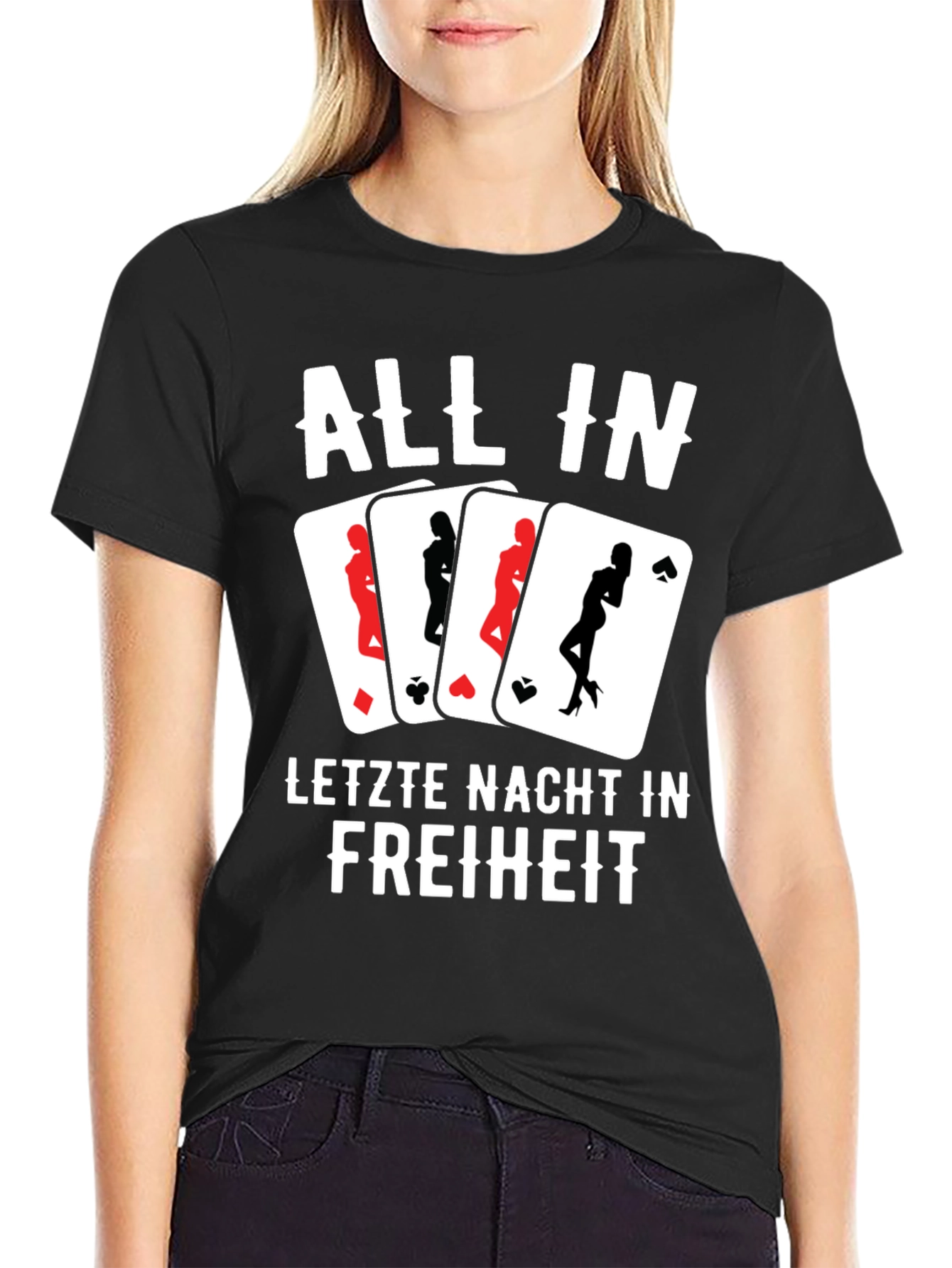 Black All In Last Night in Freedom T-Shirt view 2