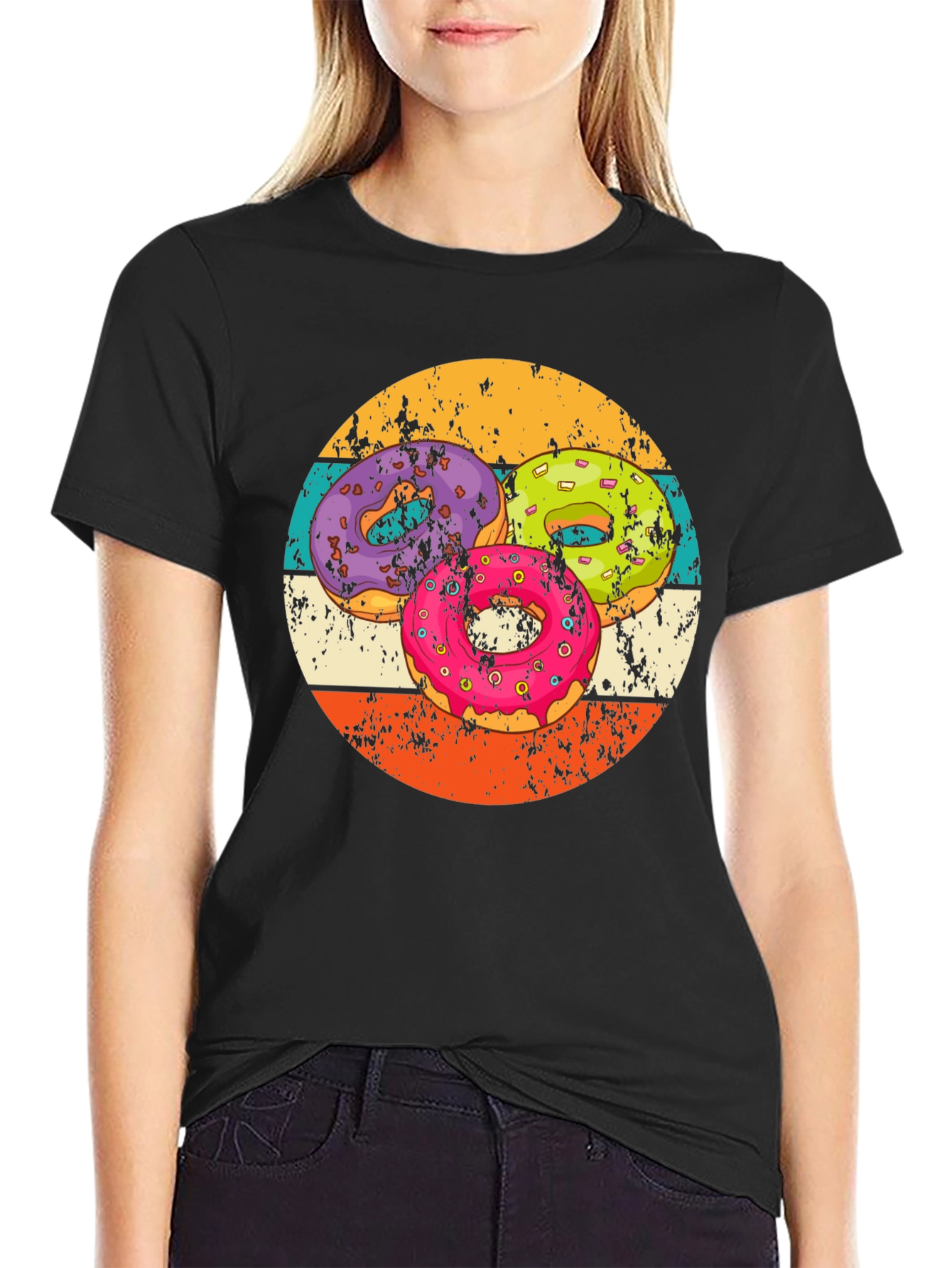 Retro Donut T-Shirt - Sweet Treat Design! - 2