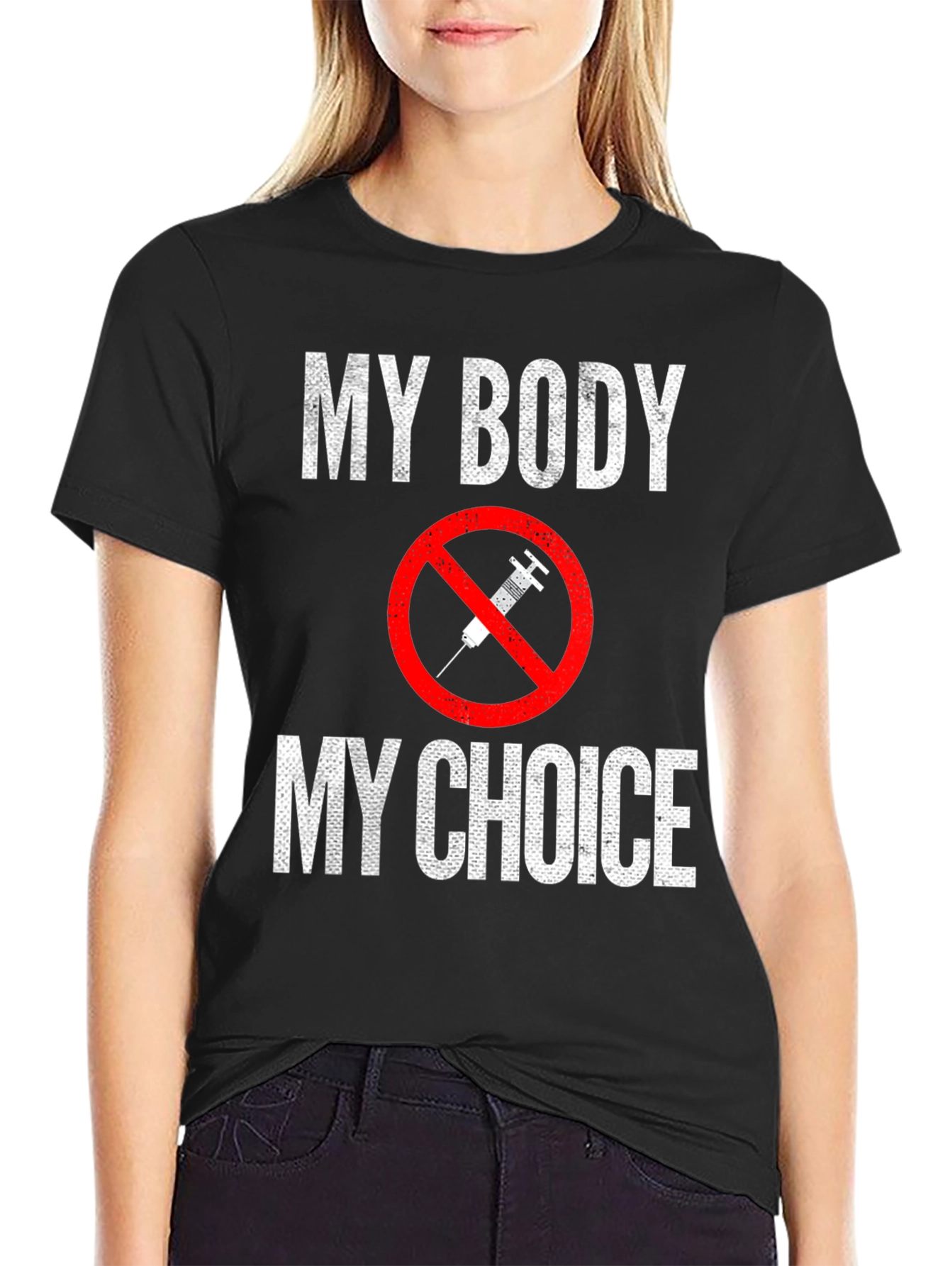 Black My Body My Choice T-Shirt view 2