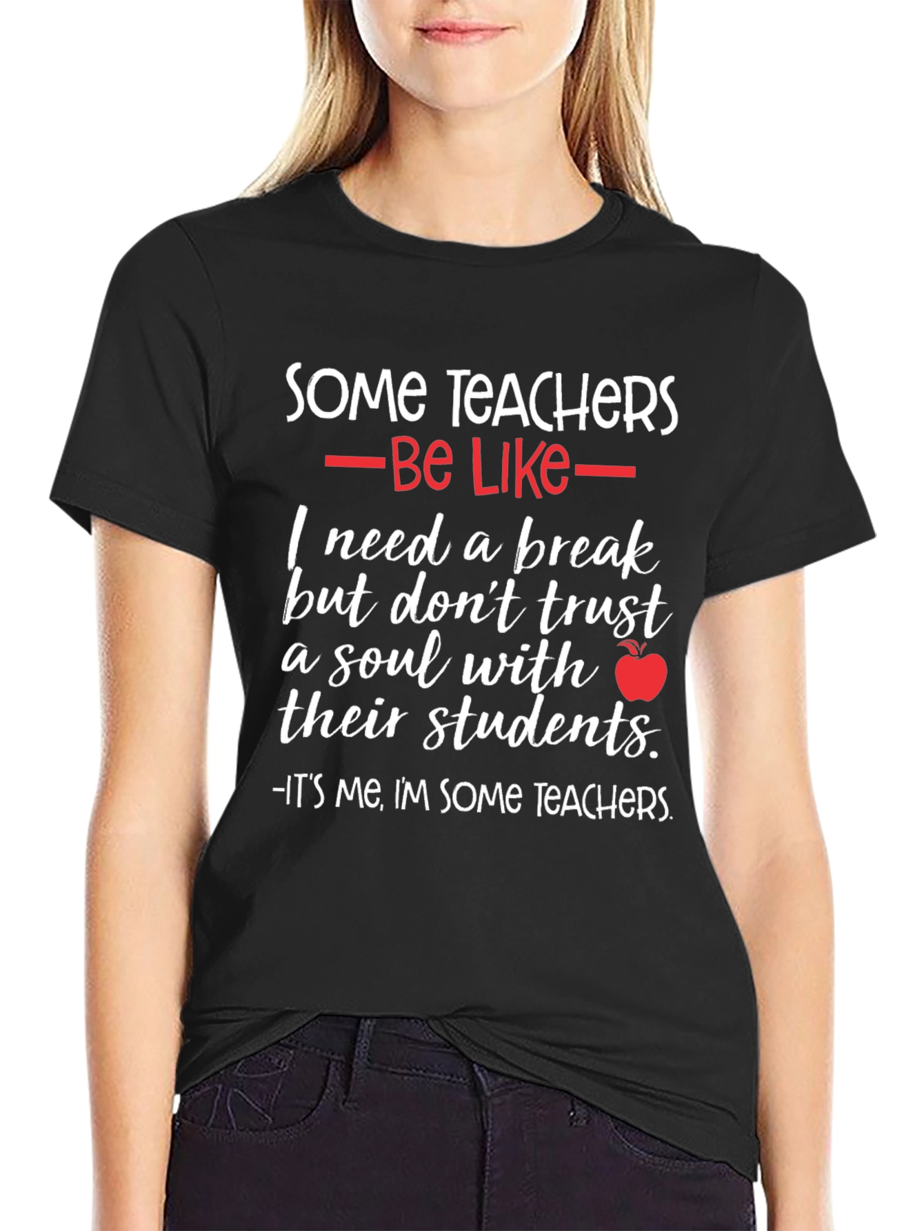 Black Some Teachers Graphic T-Shirt view 2