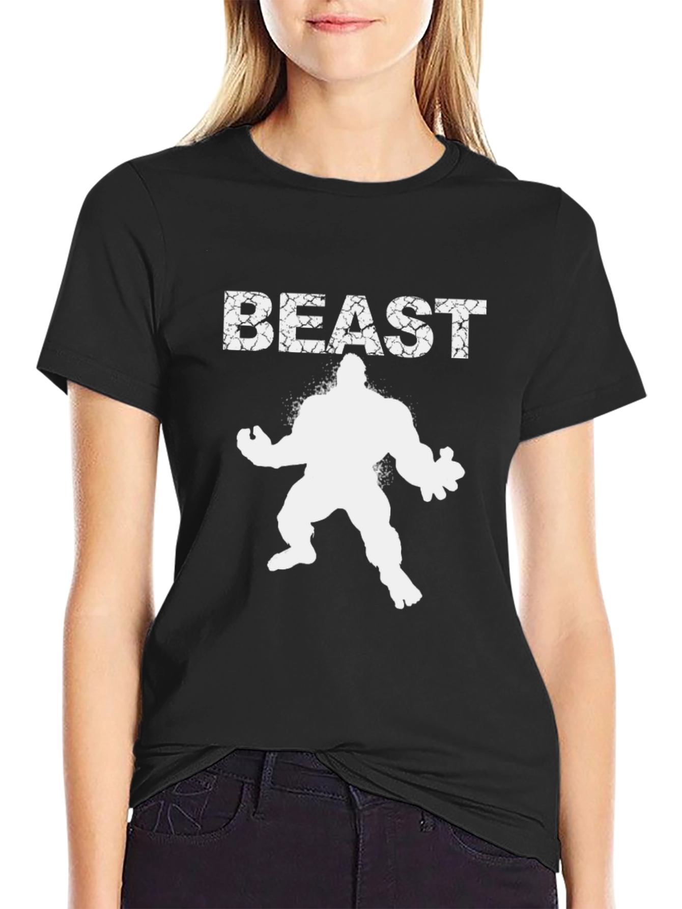 Black Beast Mode Black T-Shirt view 2