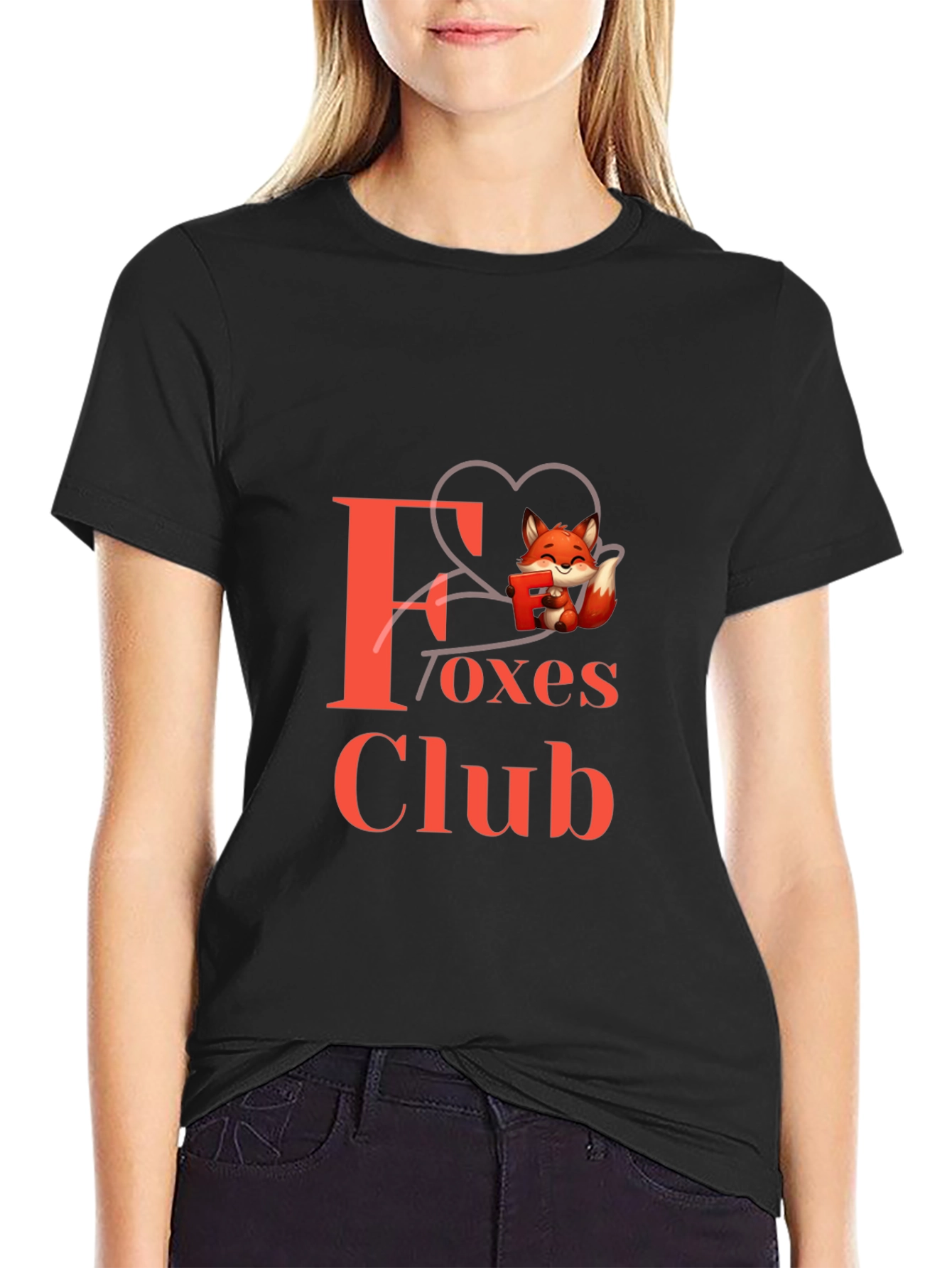 Black Foxes Club Graphic T-Shirt view 2