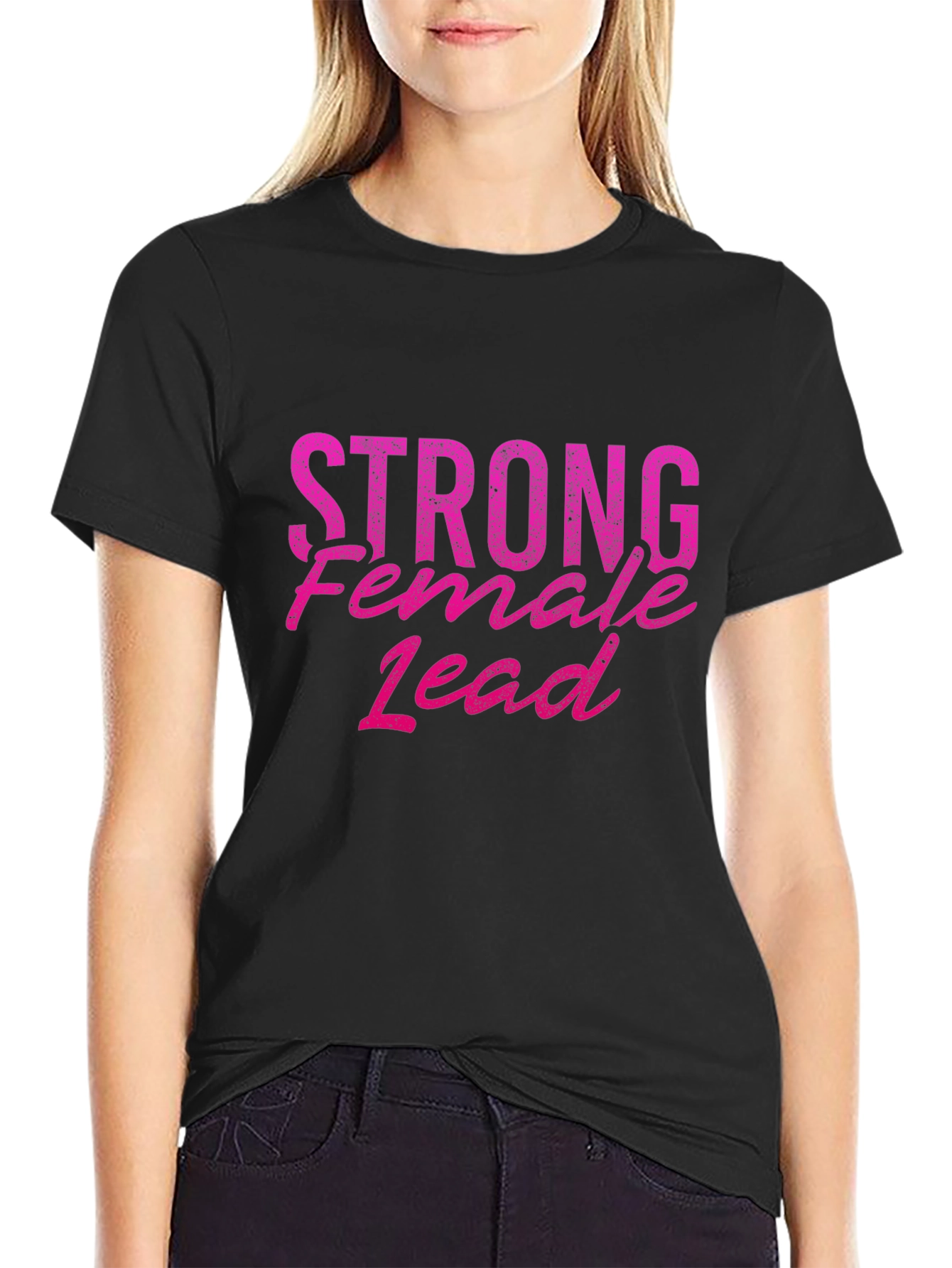 Black Strong Female Lead T-Shirt view 2