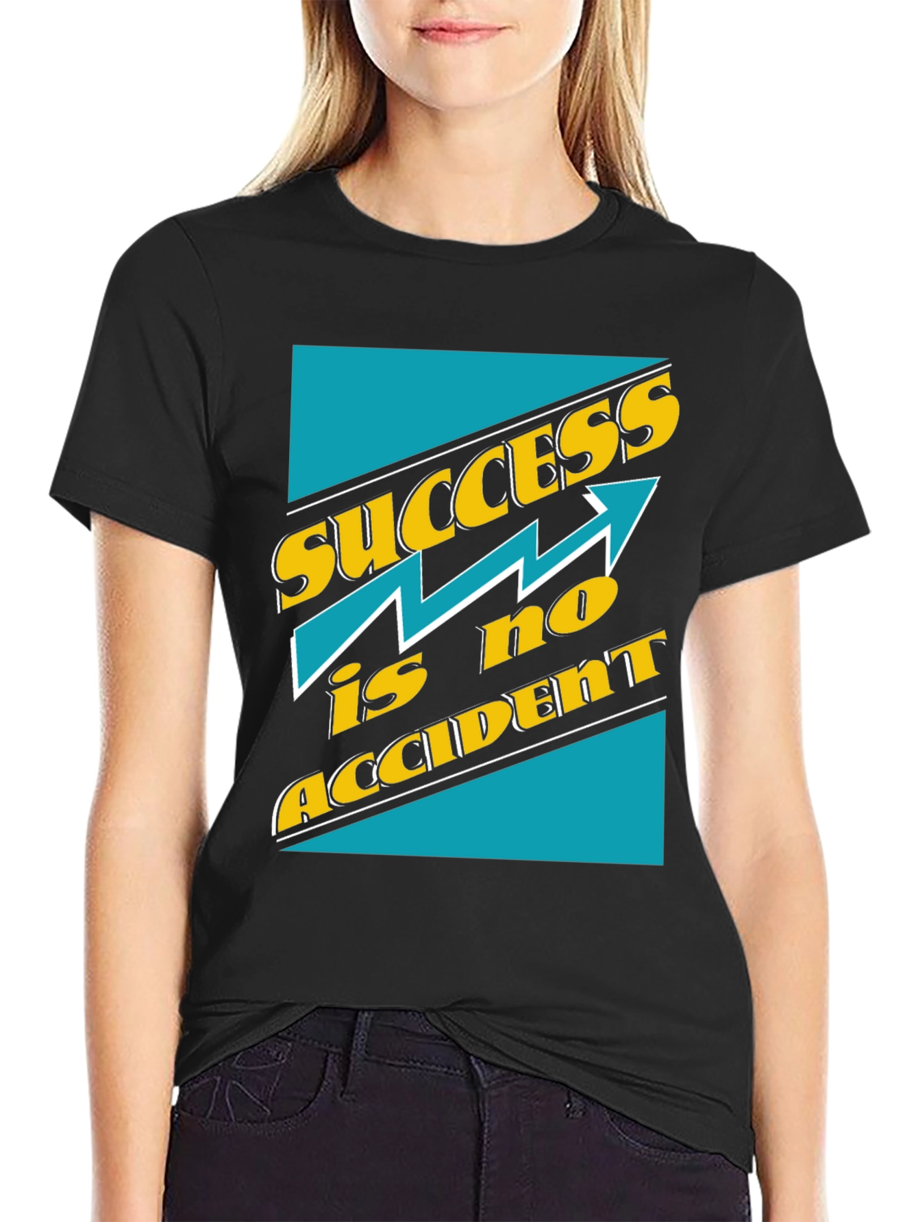 Black Success Is No Accident T-Shirt view 2