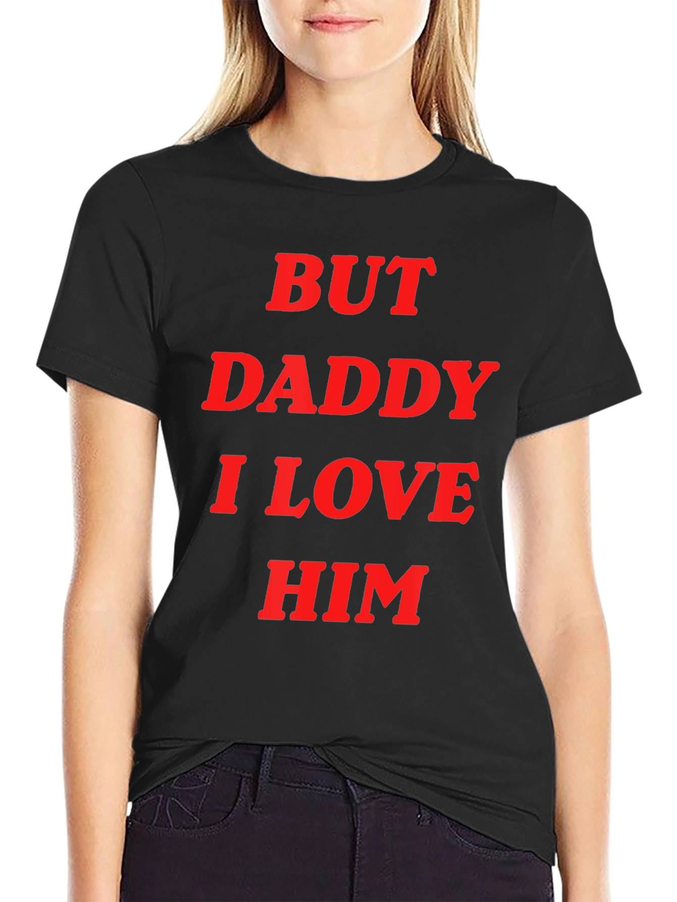 Black But Daddy I Love Him Tee view 2