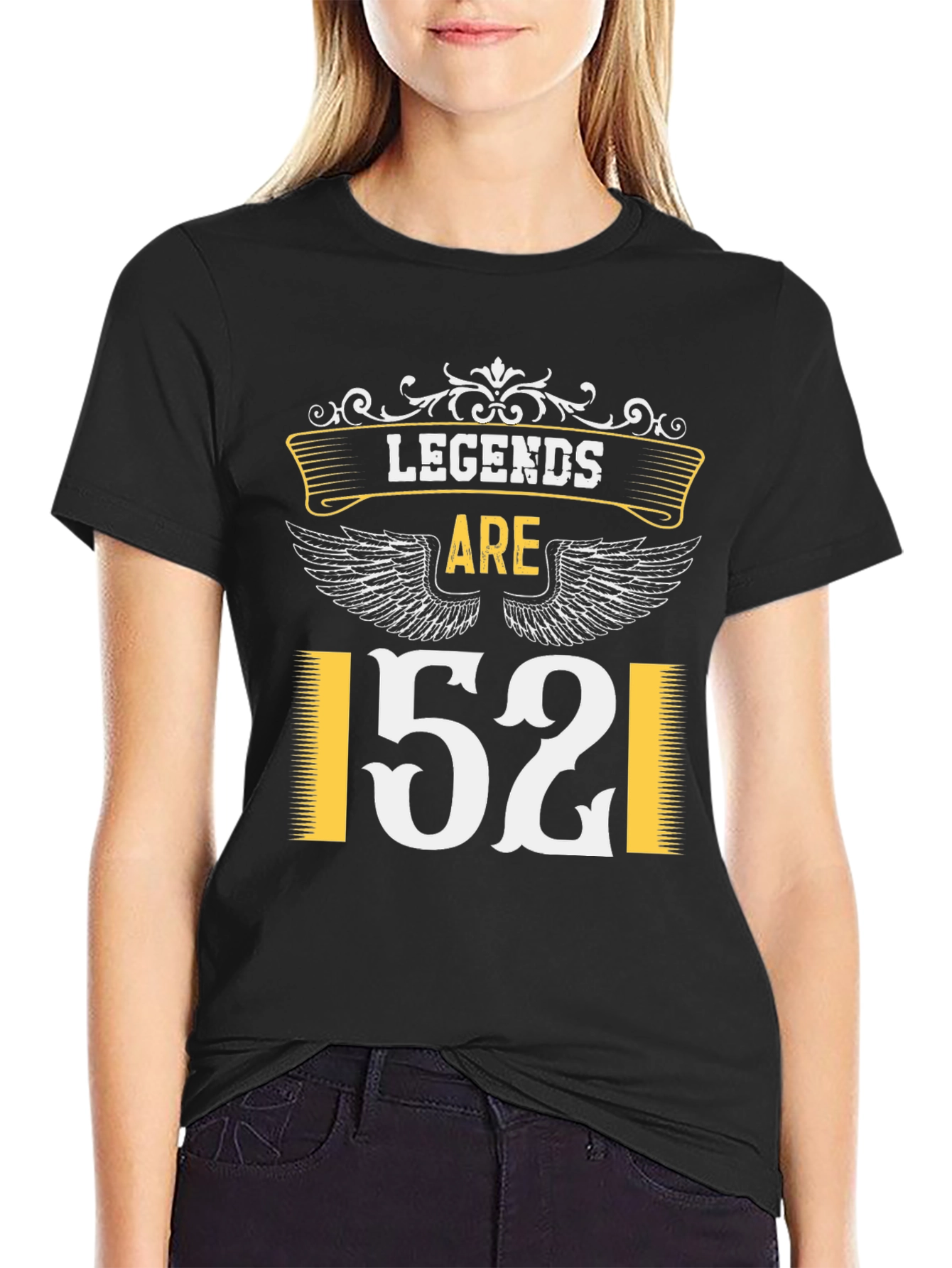 Black Legends Are 52 T-Shirt view 2