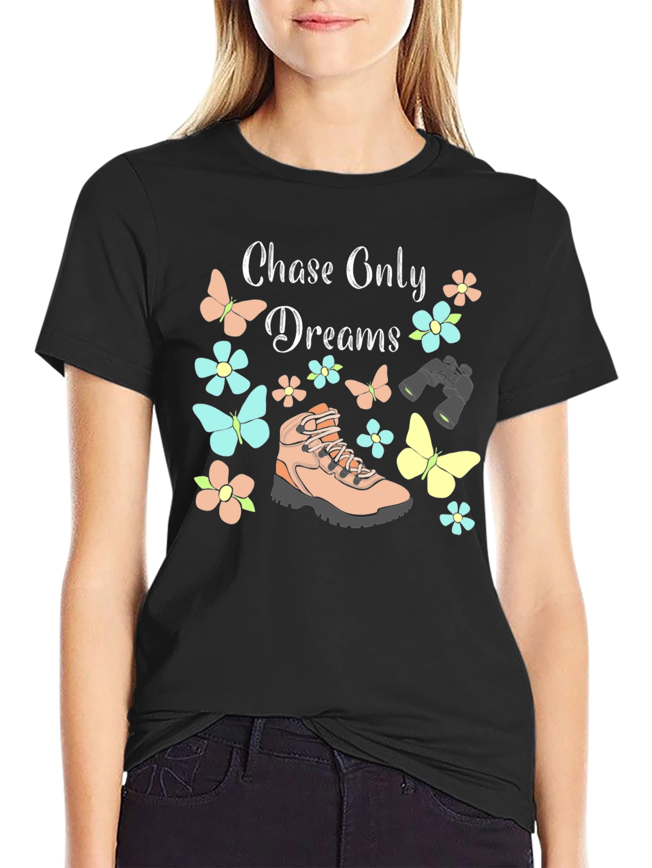 Black Chase Dreams Hiking Tee view 2