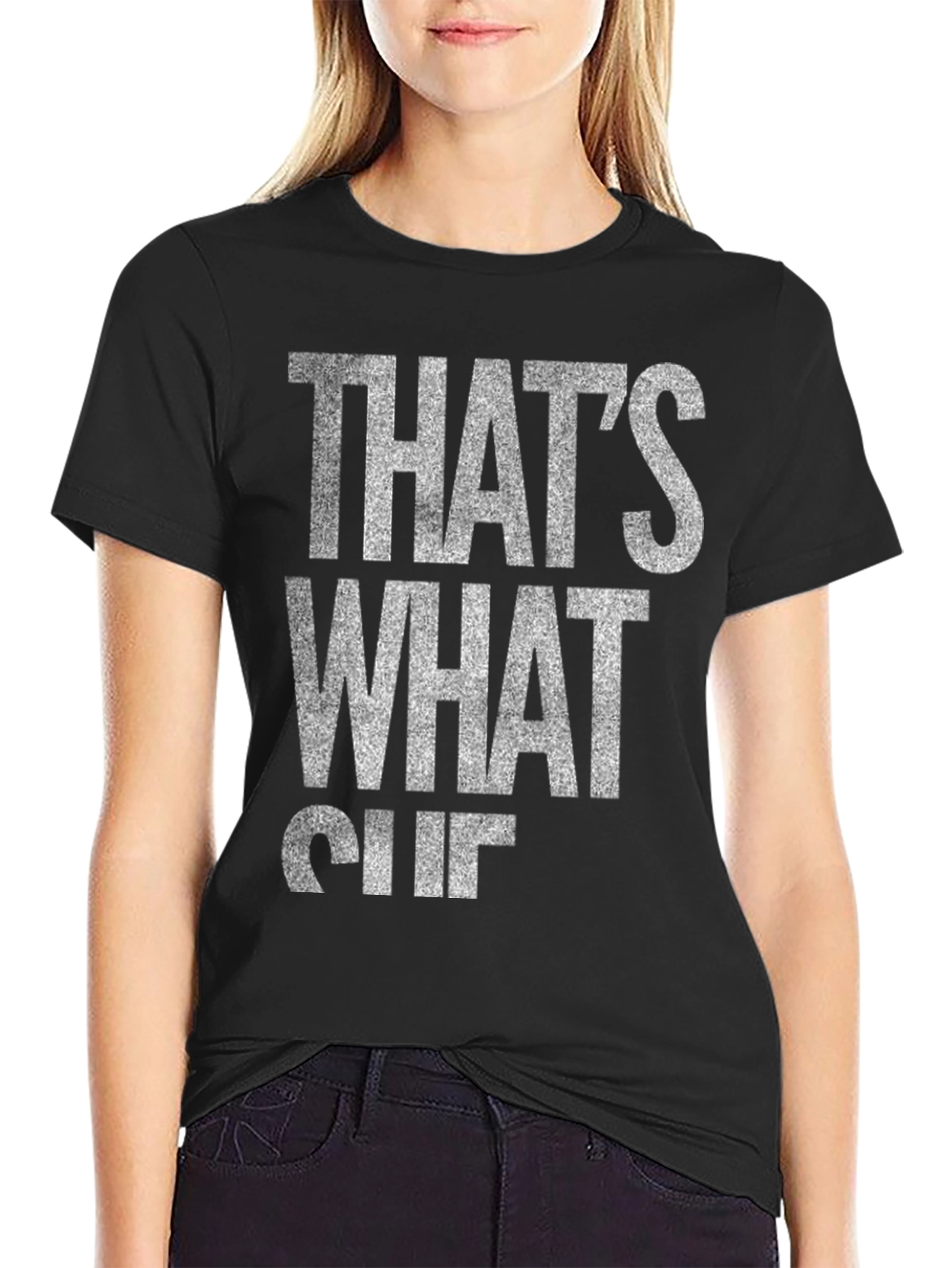 Black That's What She Said Graphic Tee view 2