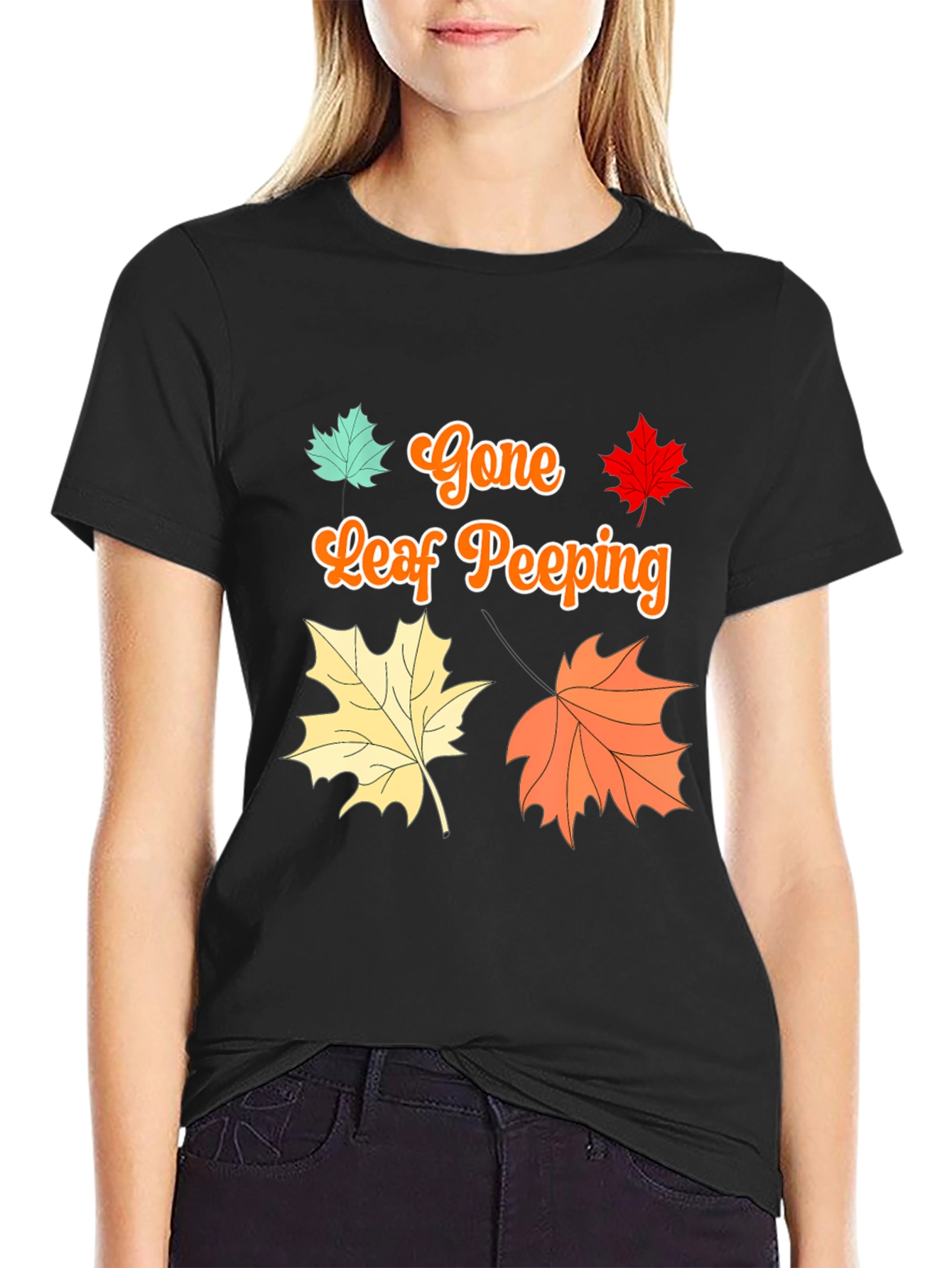 Gone Leaf Peeping T-Shirt Fall Autumn - 2