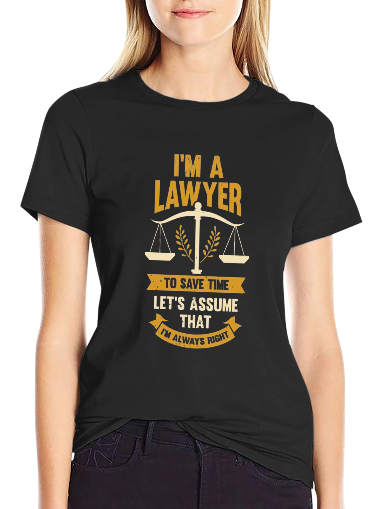 Lawyer Graphic Tee - Always Right Funny Gift - 2