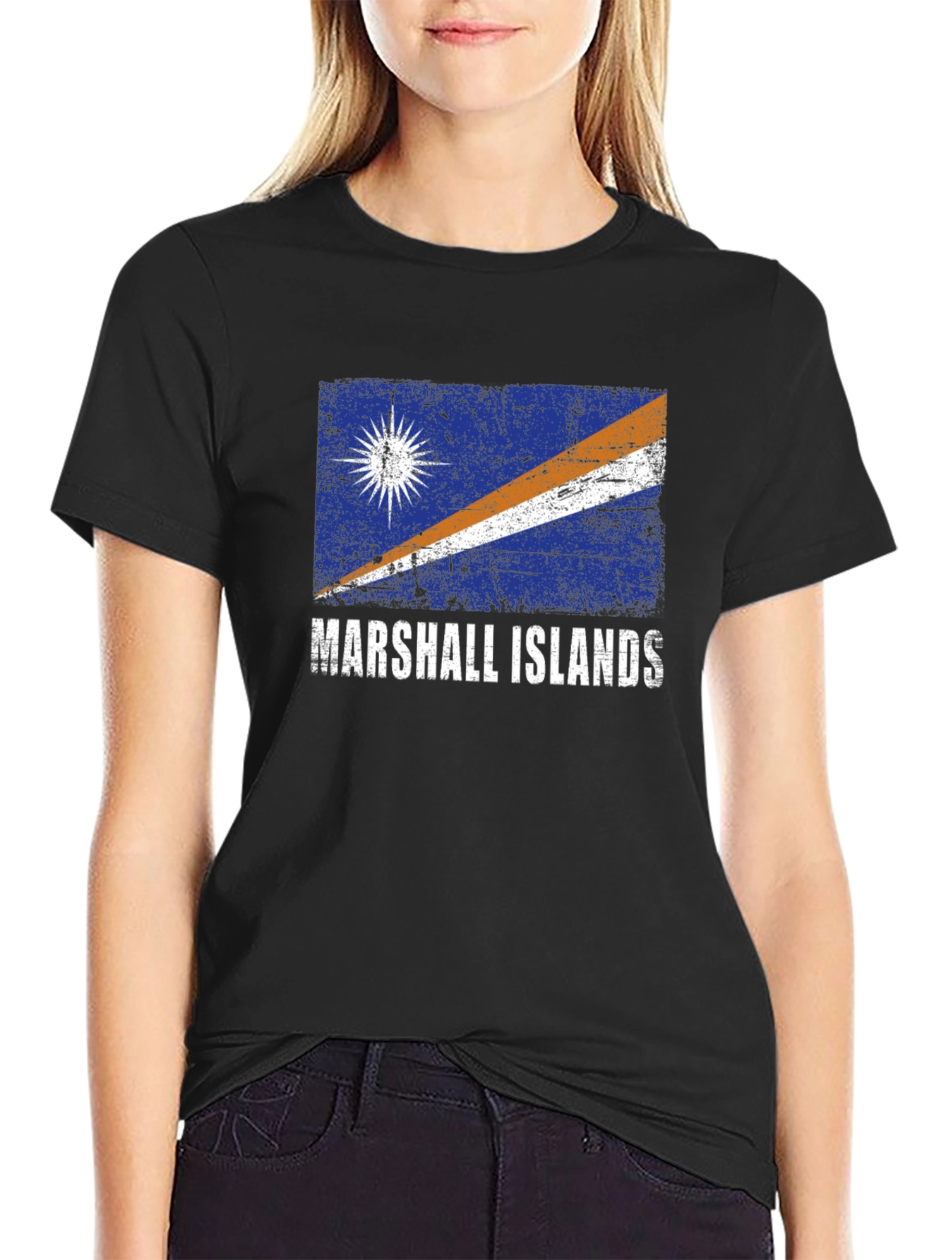 Marshall Islands Flag Graphic T-Shirt - 2