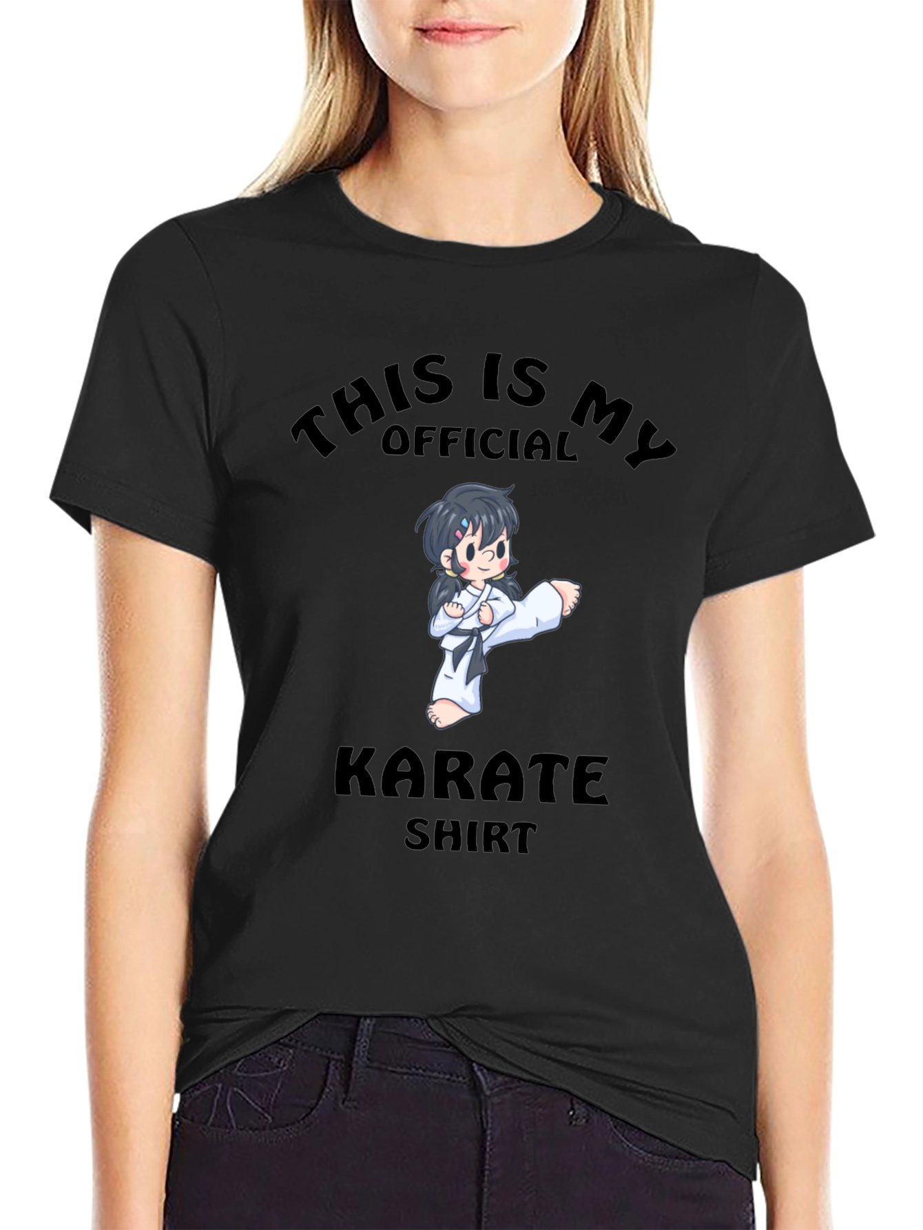 Black Karate Official T-Shirt view 2