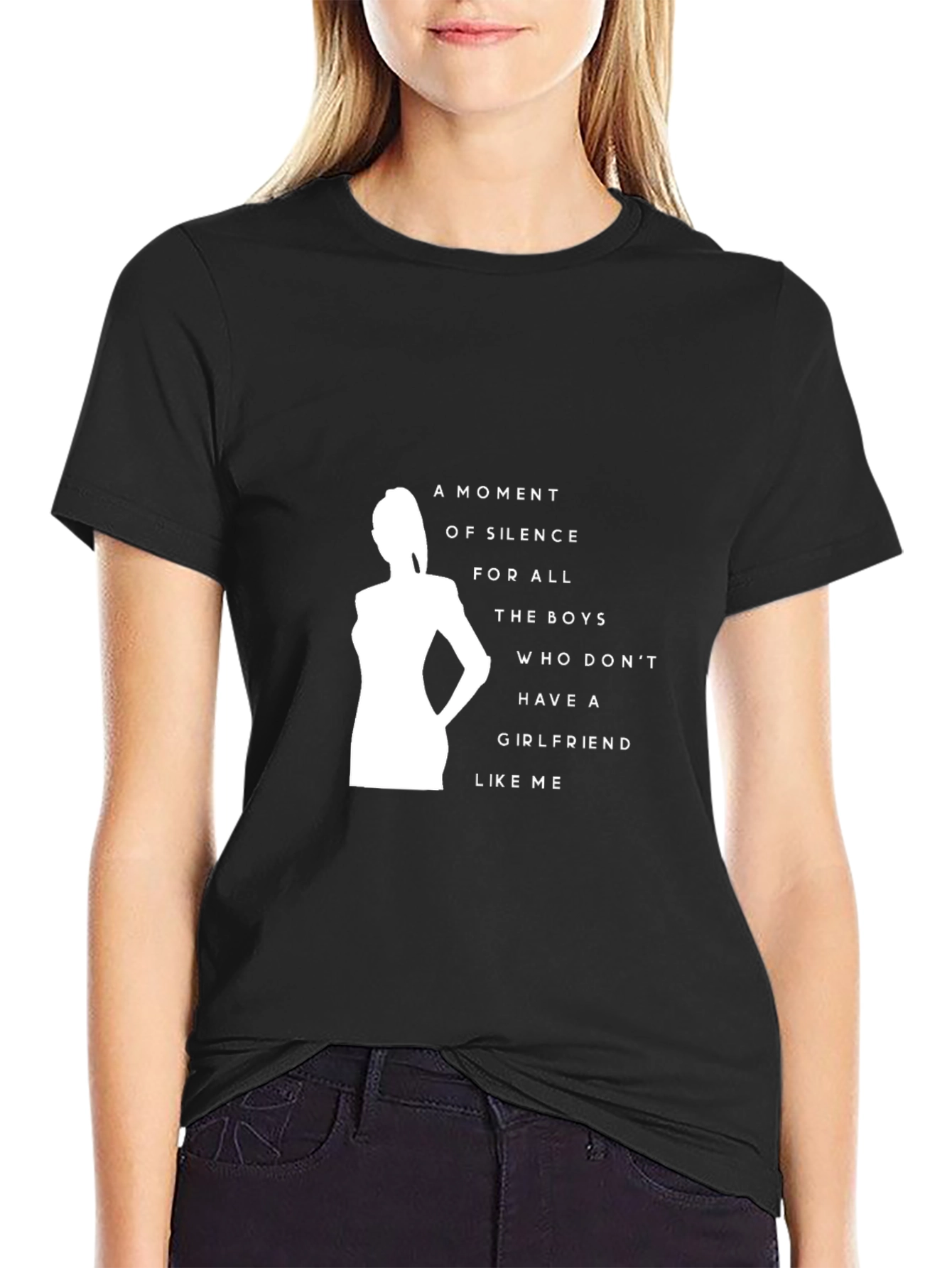 Black Moment of Silence Graphic Tee - Black view 2