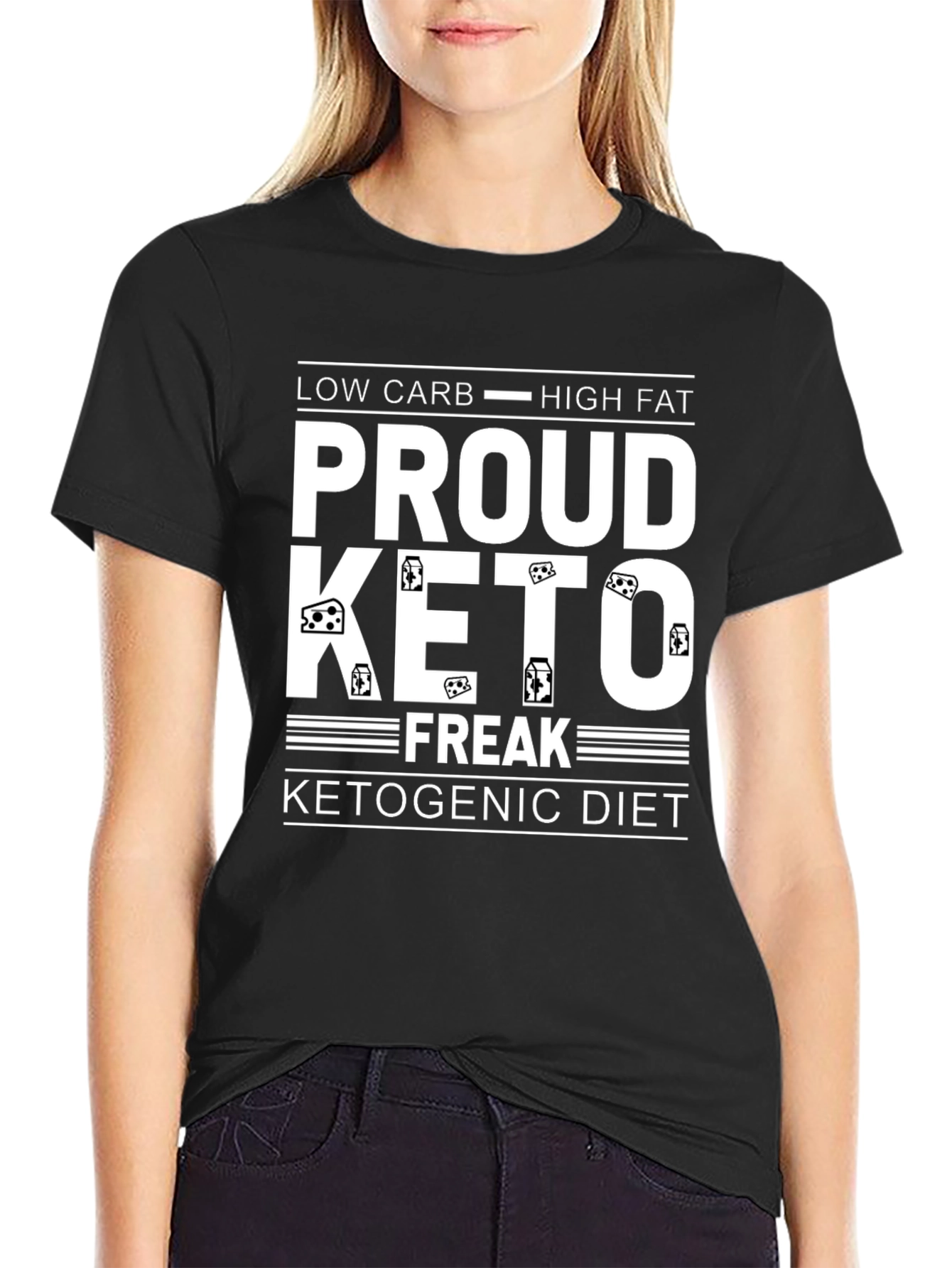 Proud Keto Freak T-Shirt - Low Carb High Fat Ketogenic Diet Tee - 2