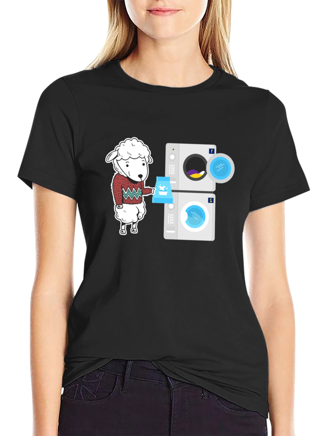 Black Laundry Sheep Graphic Tee view 2