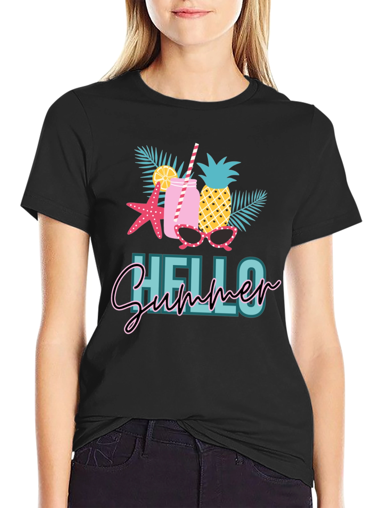 Hello Summer Graphic T-Shirt - 2