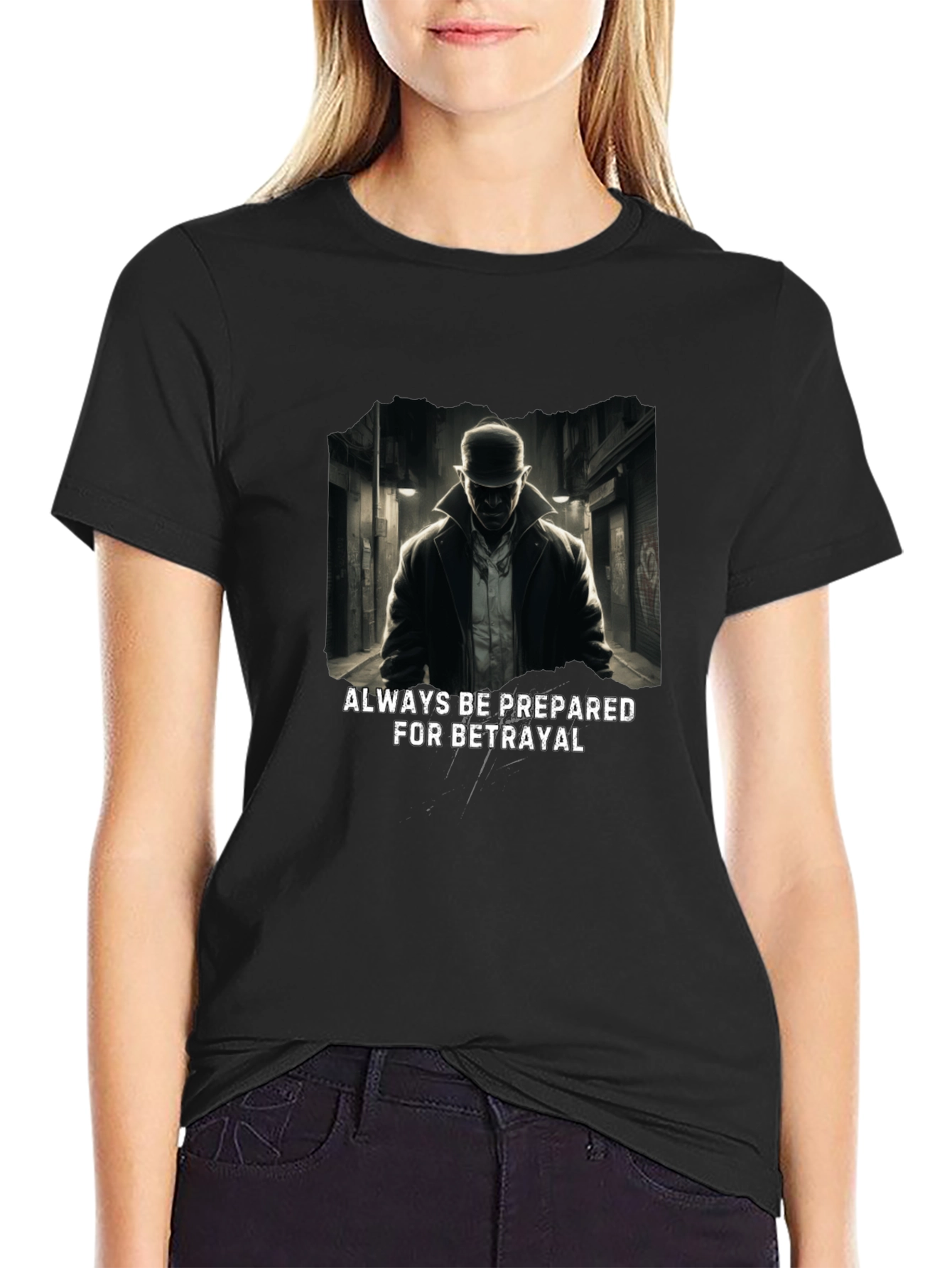 Black Always Be Prepared Tee - Intrigue & Style view 2