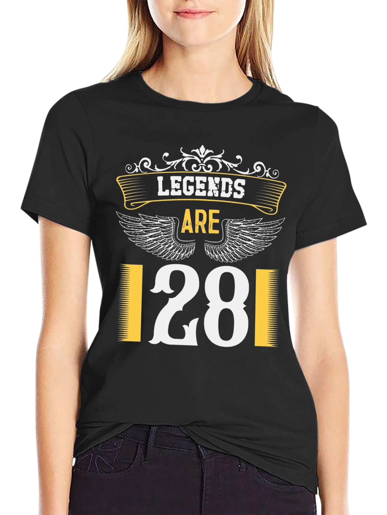 Black Legends Are 128 T-Shirt view 2