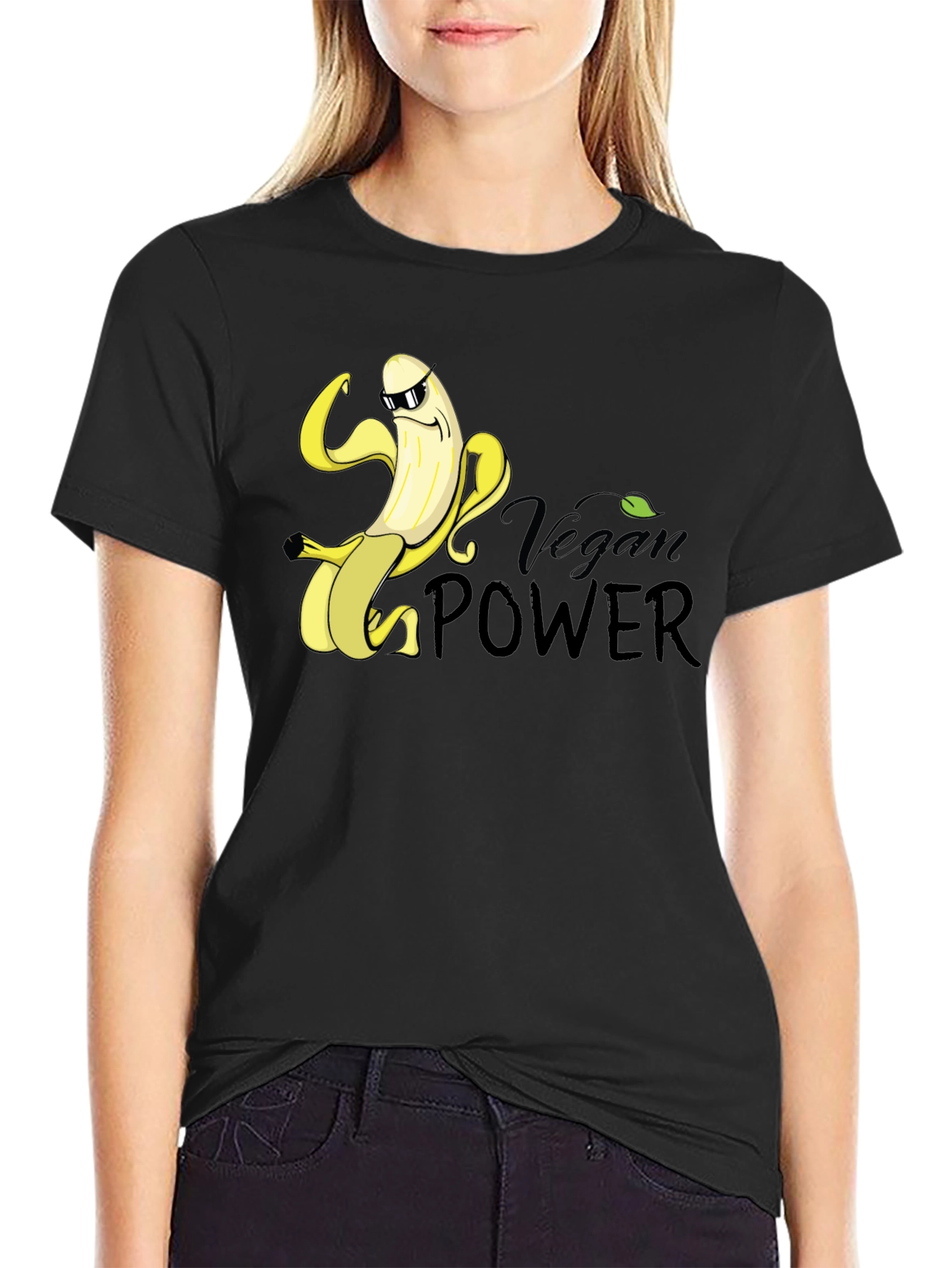 Vegan Power Banana Graphic Tee - 2