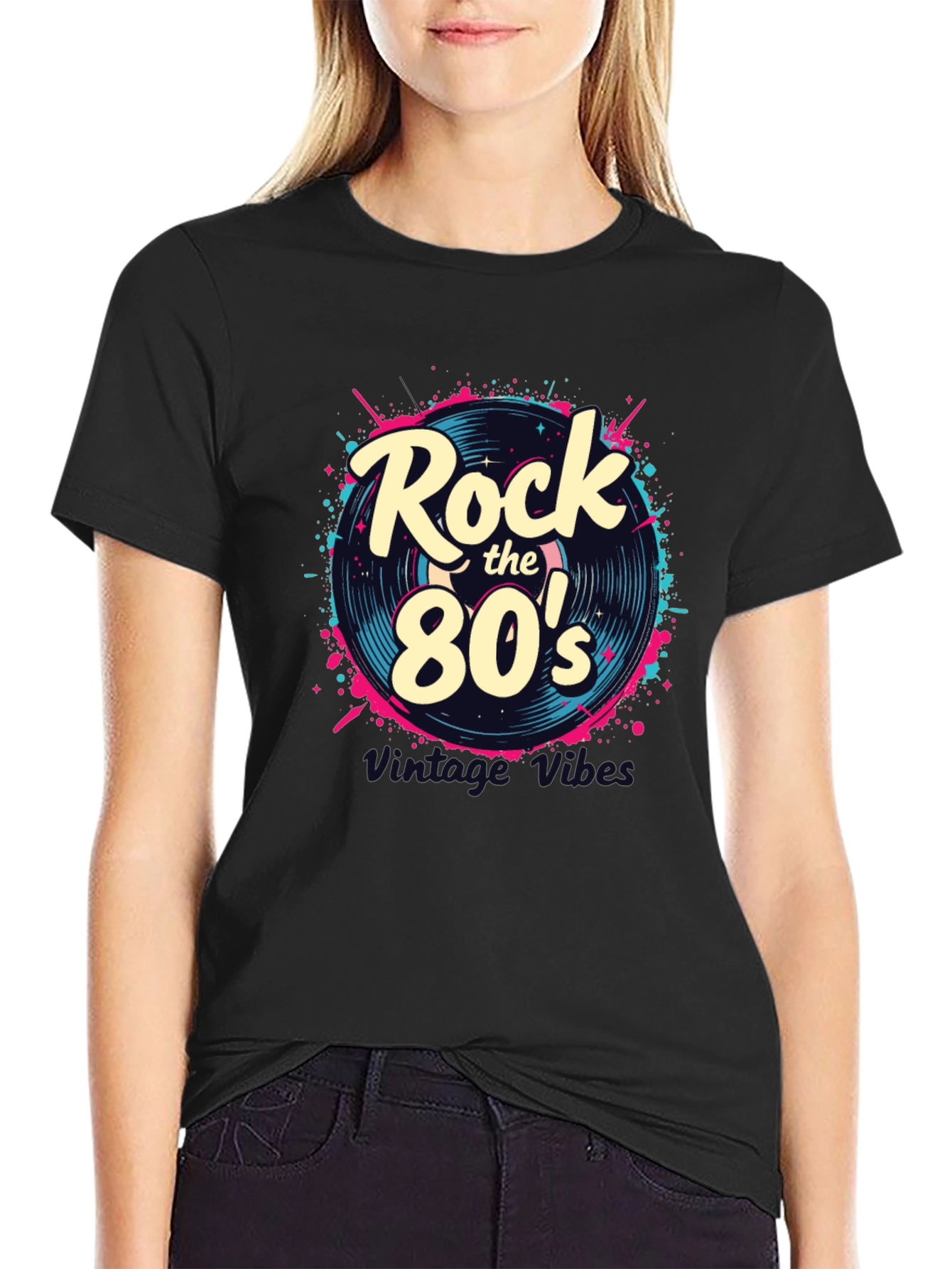 Black Rock the 80's Vintage Graphic Tee view 2